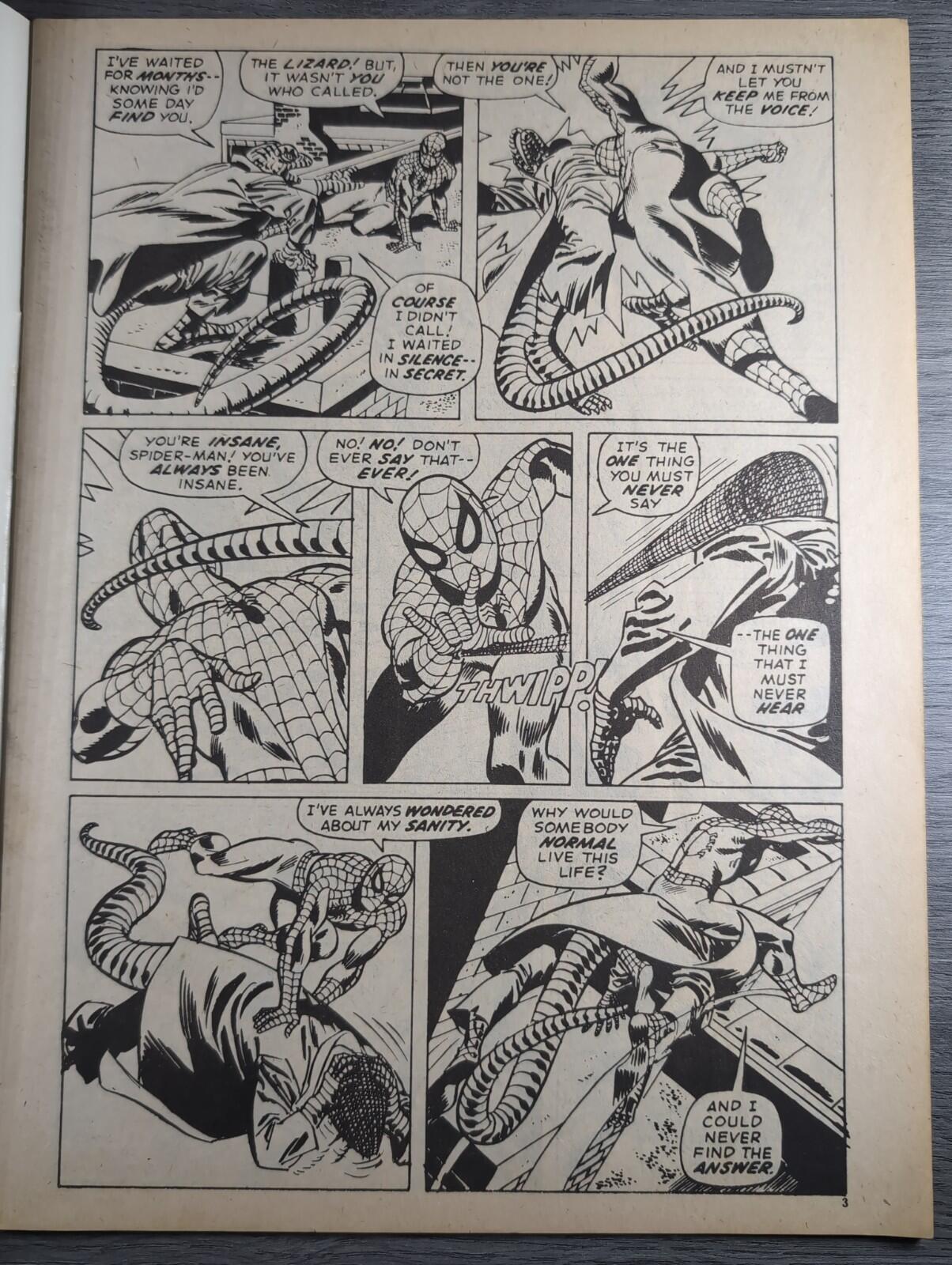 Spider-Man Comics Weekly No 138 Marvel Comics UK 4th October 1975 Vintage Comic
