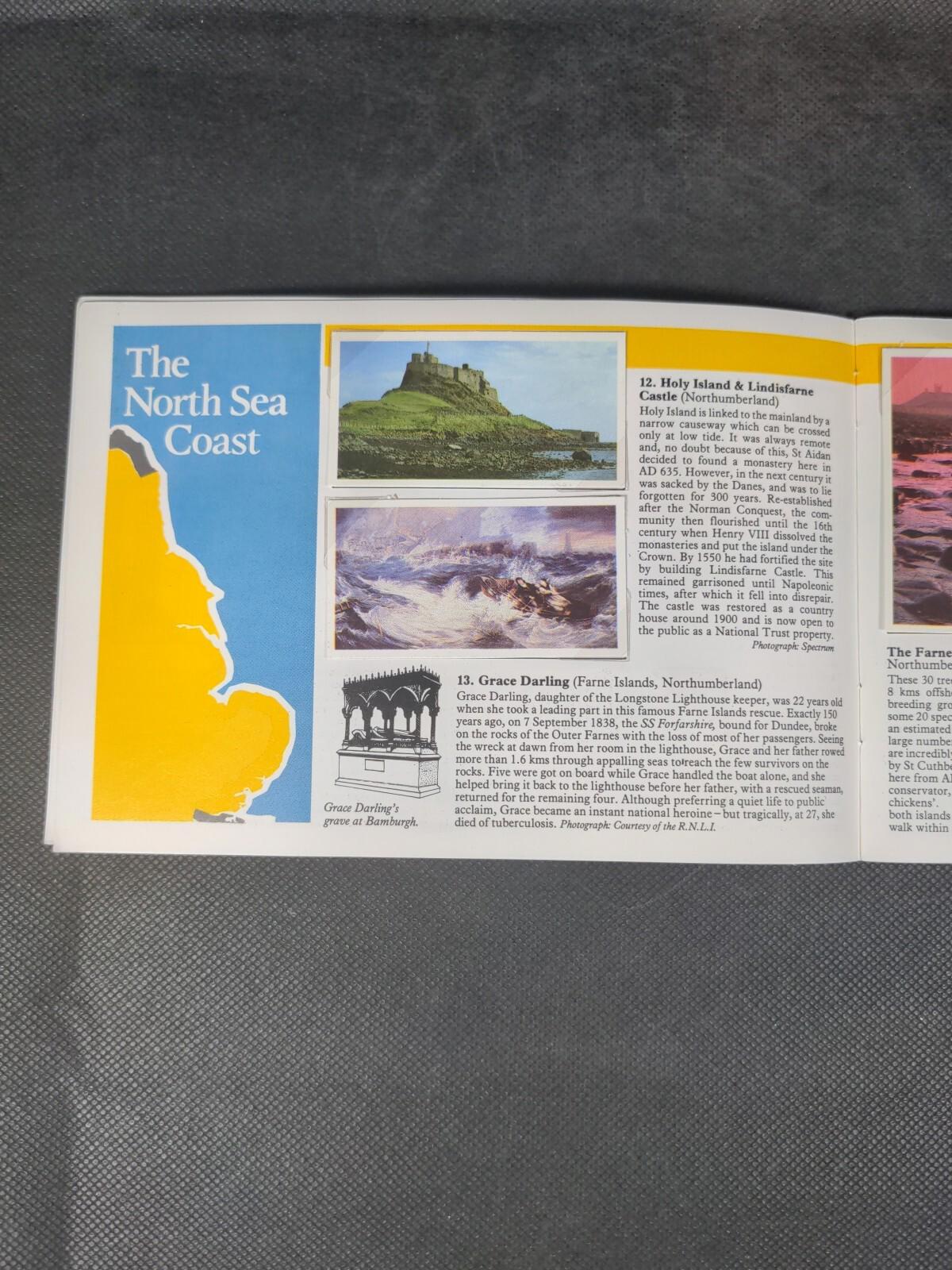 Brooke Bond Tea Cards: Discovering Our Coast PG Tips Album Complete
