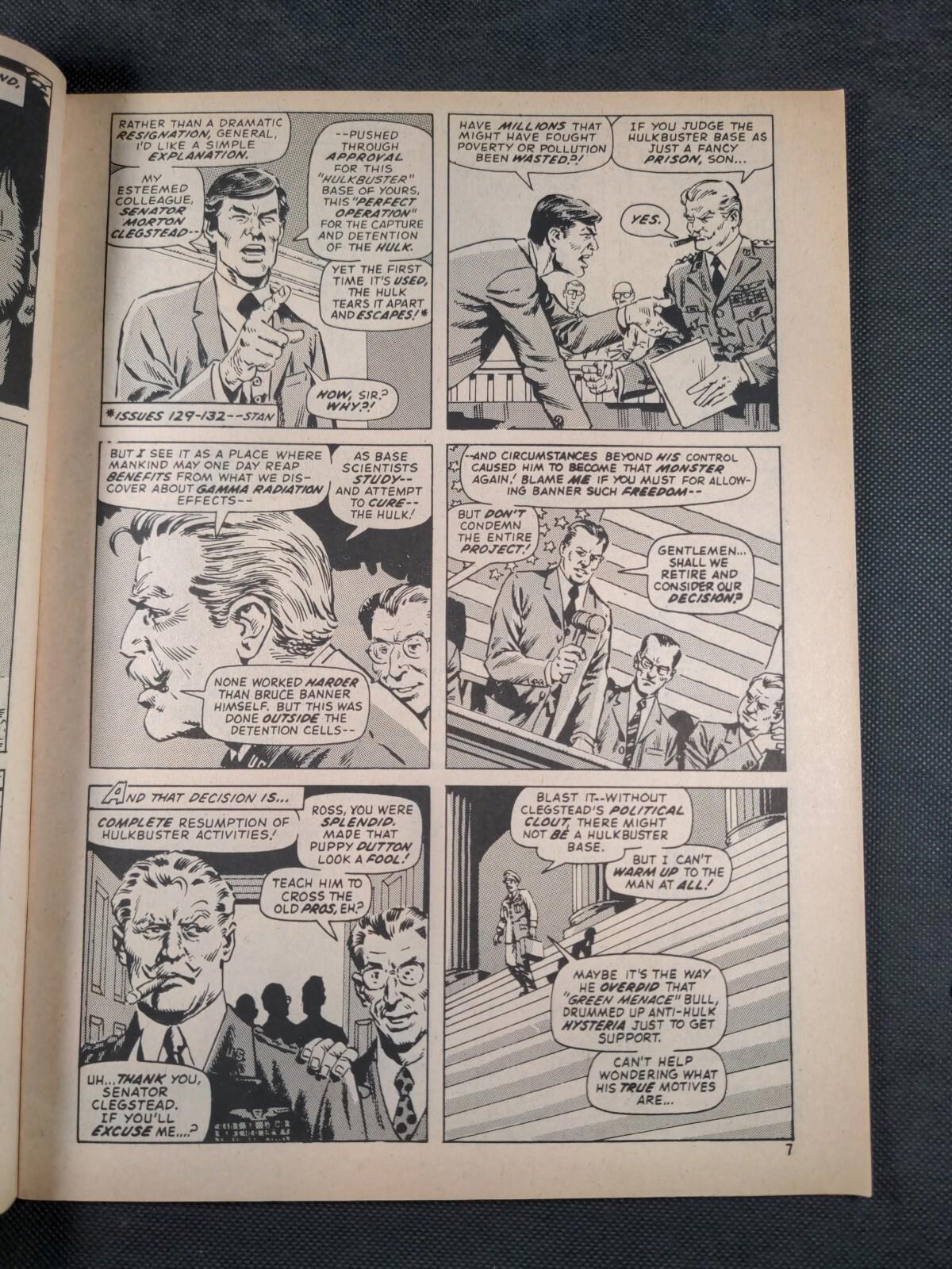 Mighty World of Marvel Comic Issue No 133 April 1975 Marvel UK Vintage Comic