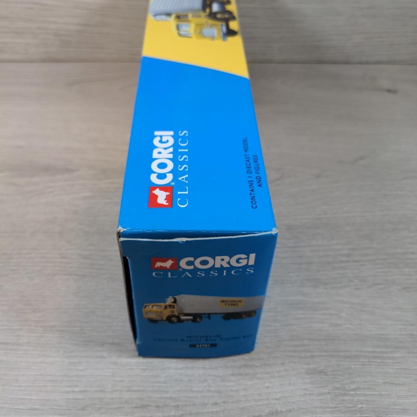 Corgi Classics 24701 Michelin Leyland Beaver Box Trailer Set Die-Cast Model