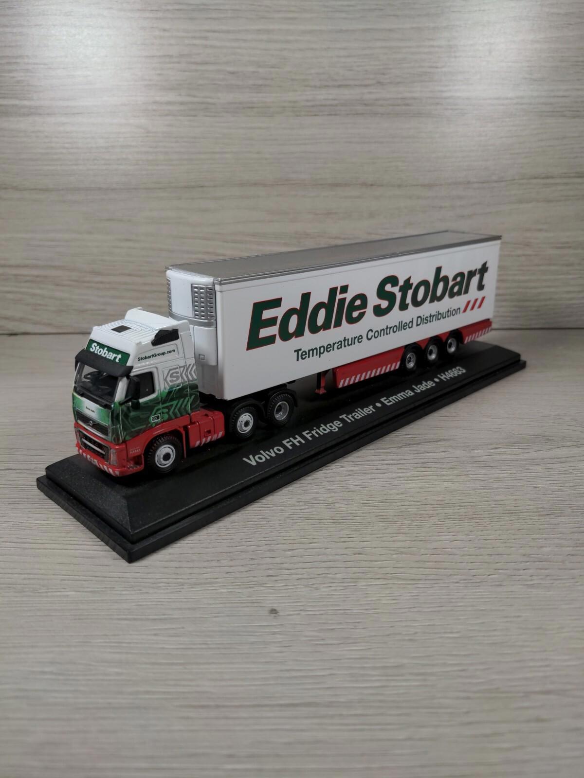 Atlas Editions Eddie Stobart Volvo FH Fridge Trailer - Emma Jade - H4663 Diecast - Retrorama UK
