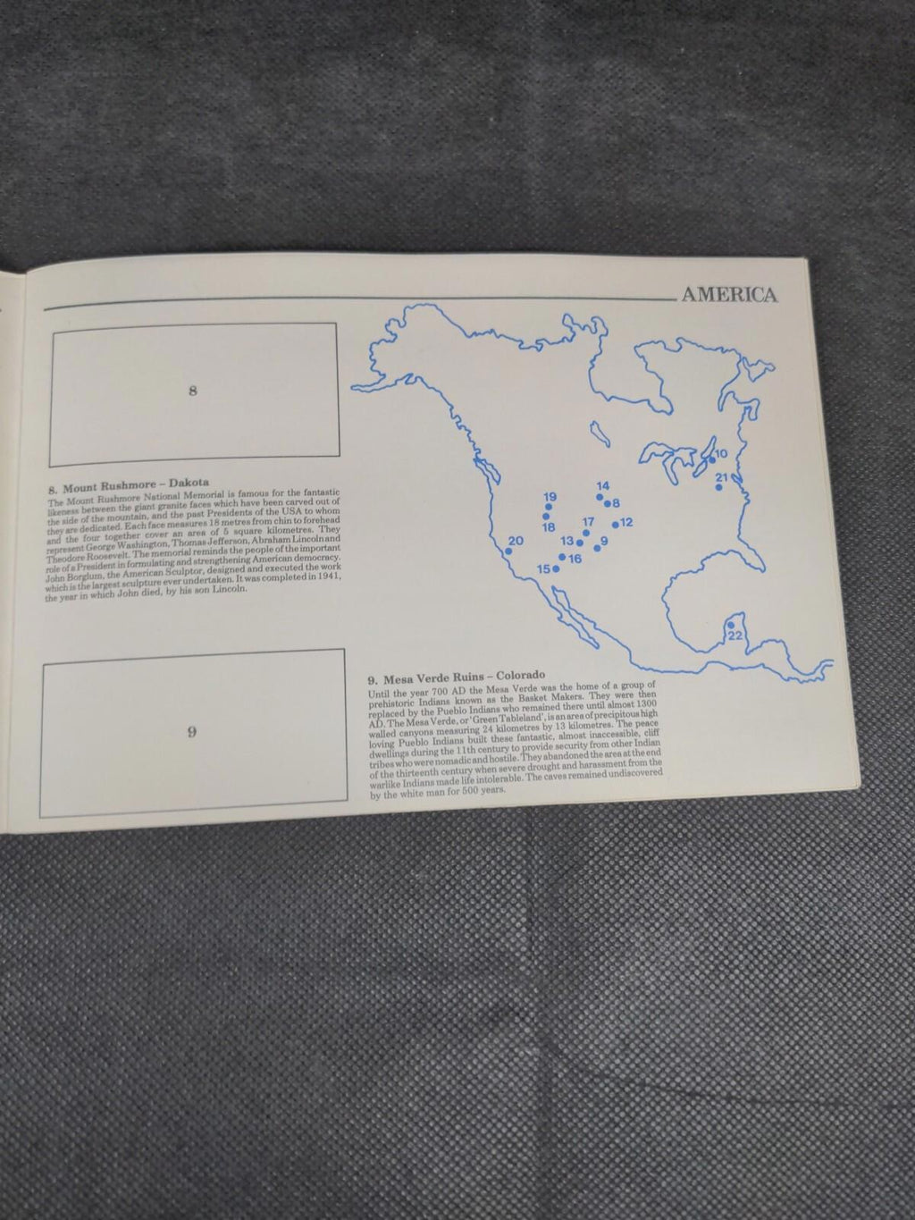 Brooke Bond PG Tips Tea Card Blank Album Features Of The World