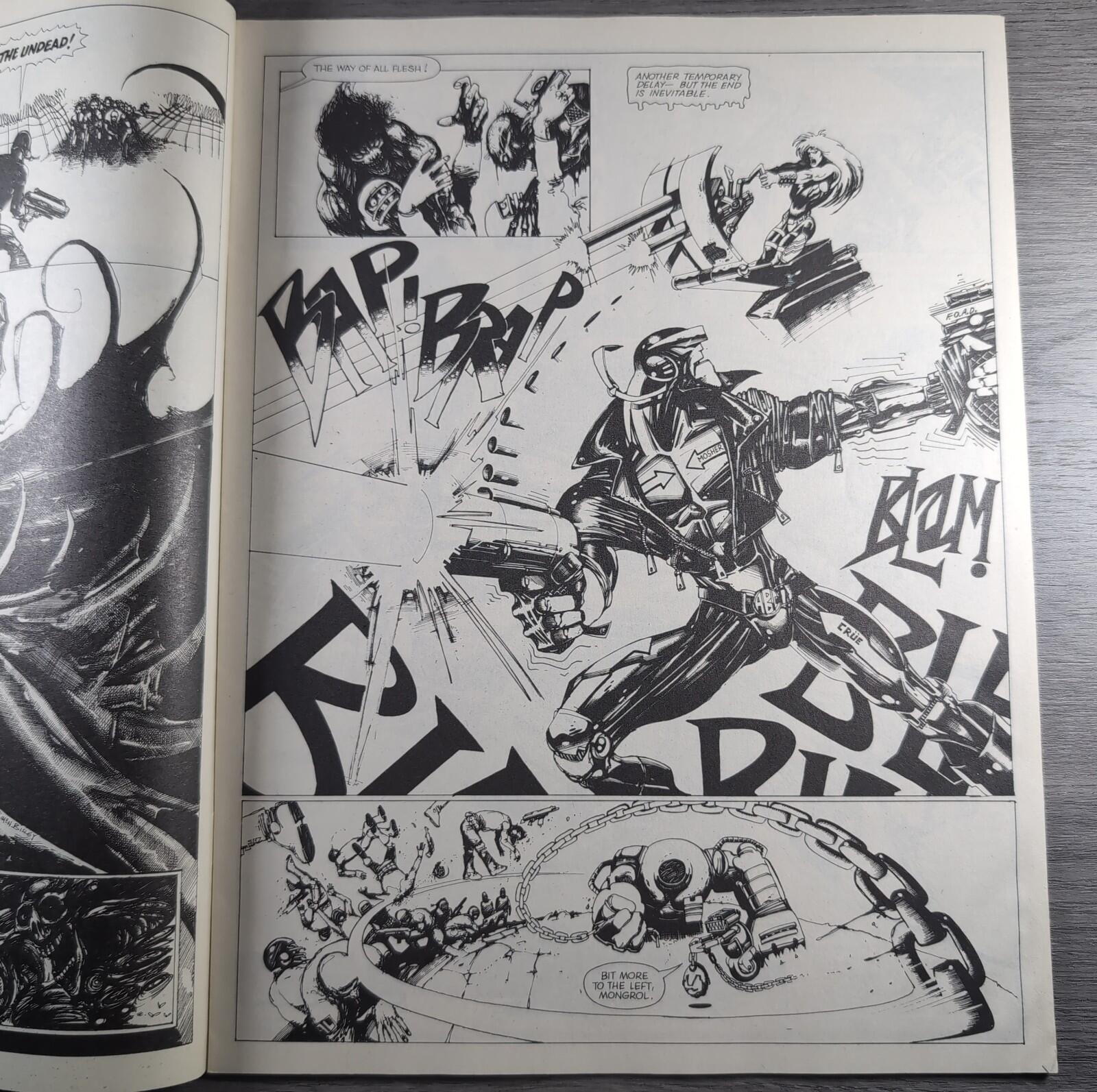 2000AD Prog 566 Featuring Judge Dredd 19th March 1988 Vintage Comic