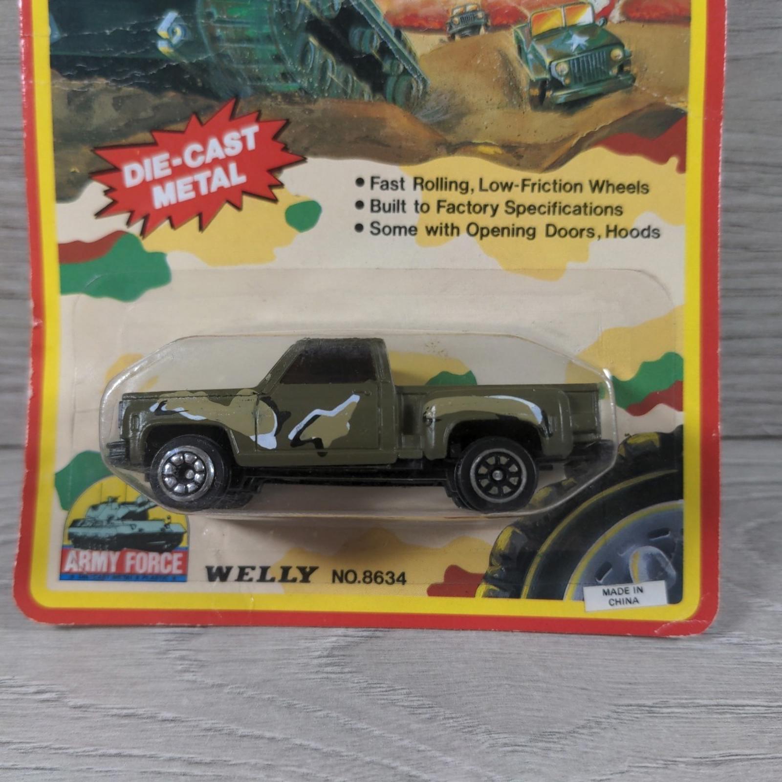 Welly Action Force Military Truck Diecast Model No 8634 1980s Army Force - Retrorama UK