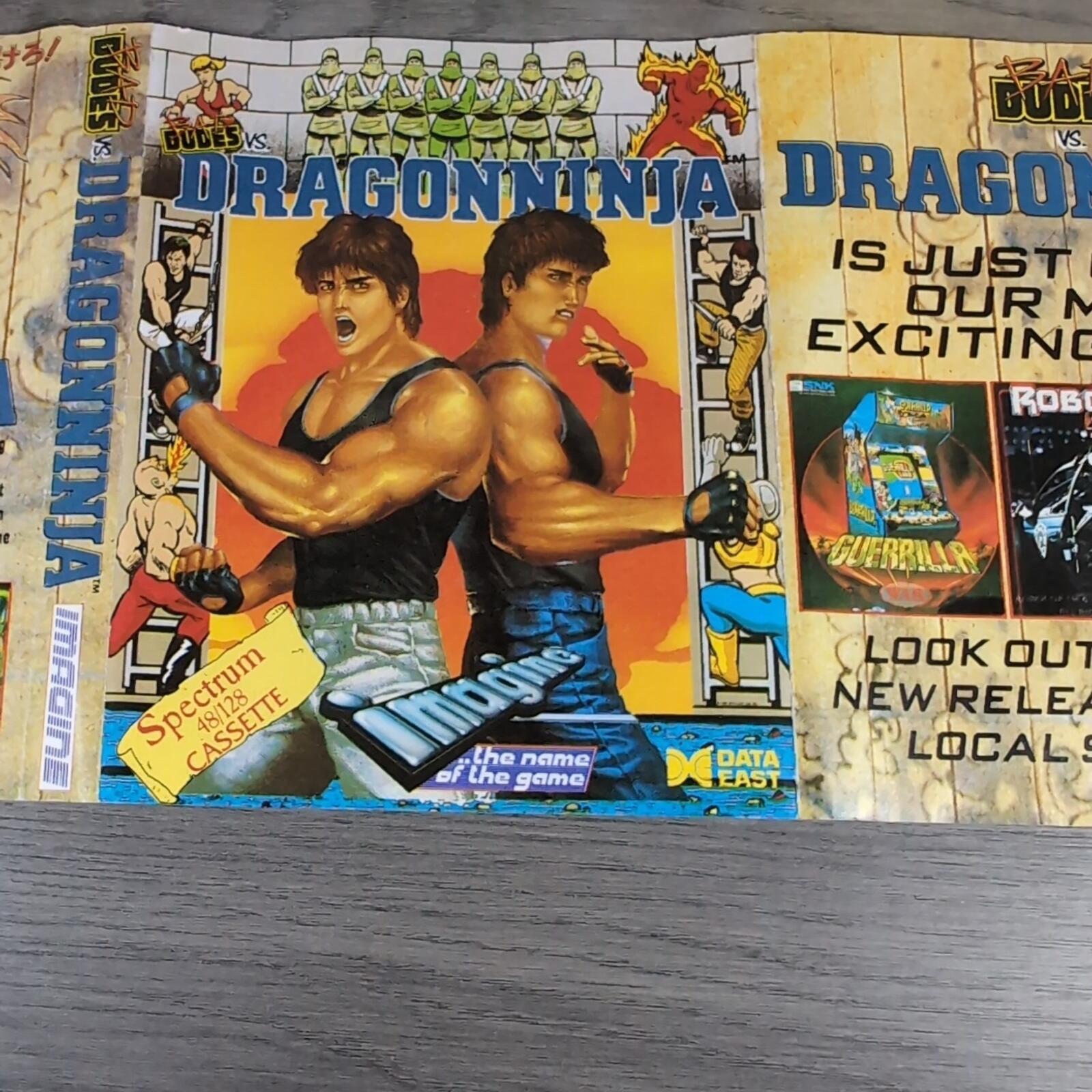 Dragon Ninja  ZX Spectrum 48/128K Game Cassette Tested & Working