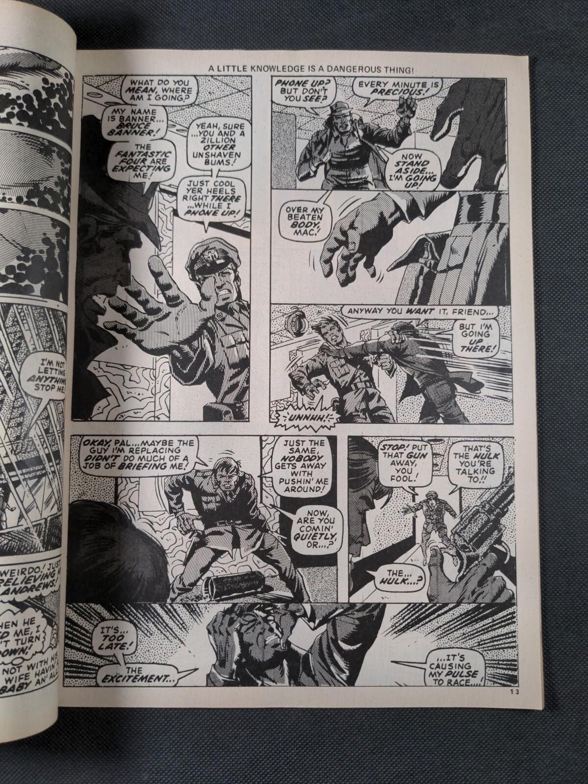 Mighty World of Marvel Issue No 79 April 1974 Marvel UK Vintage Comic