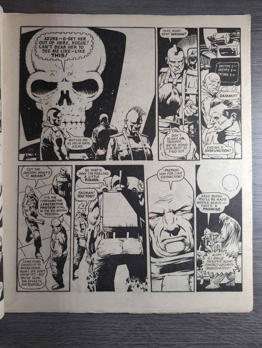 2000AD Prog 403 Featuring Judge Dread Comic 2nd Feb 1985 Vintage Retro Comic