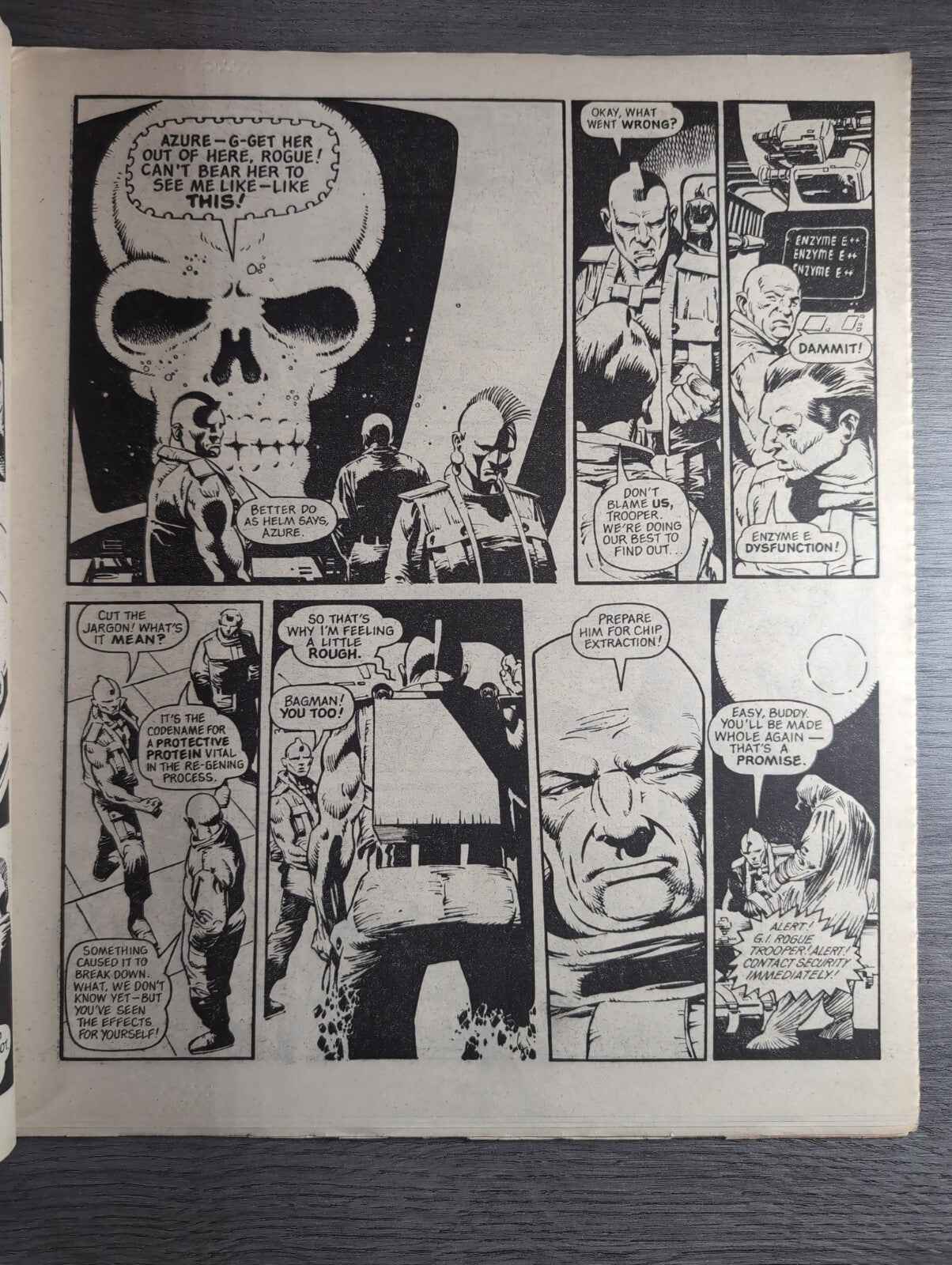 2000AD Prog 403 Featuring Judge Dread Comic 2nd Feb 1985 Vintage Retro Comic