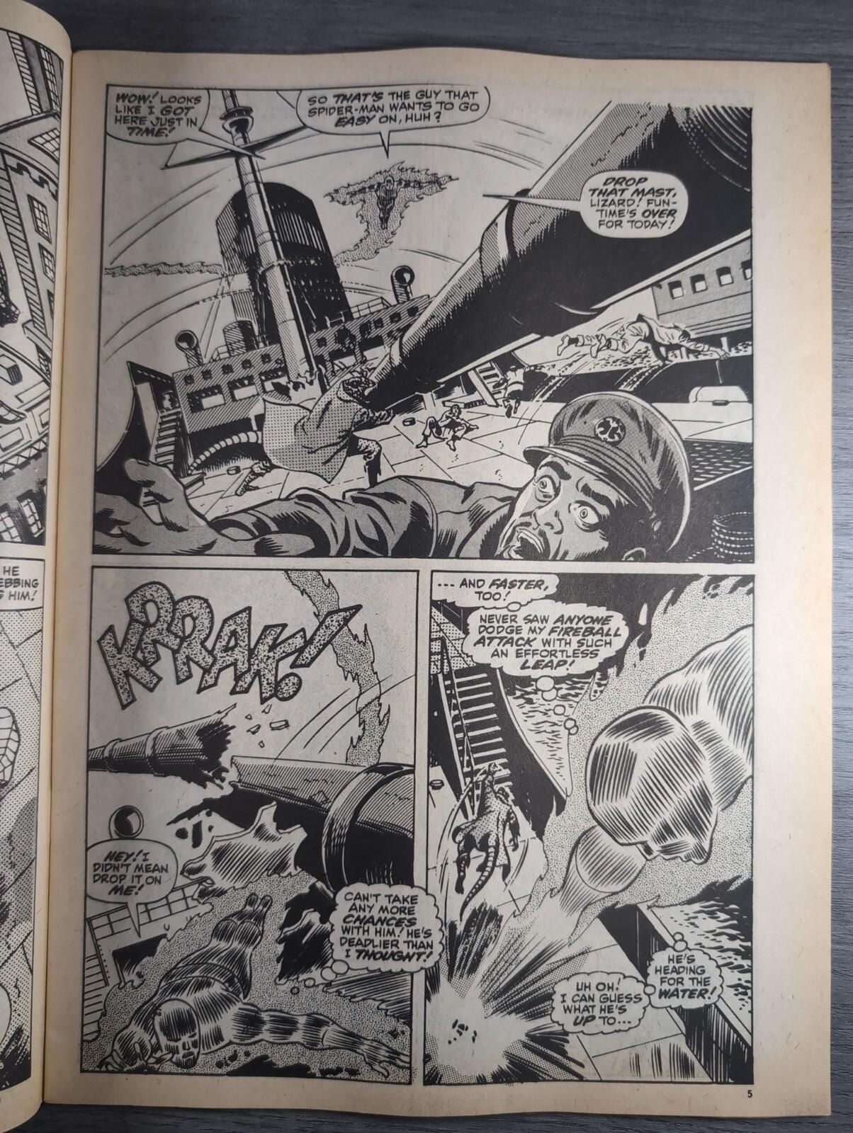 Spider-Man Comics Weekly No 95 Marvel Comics UK 7th December 1974 Vintage Comic
