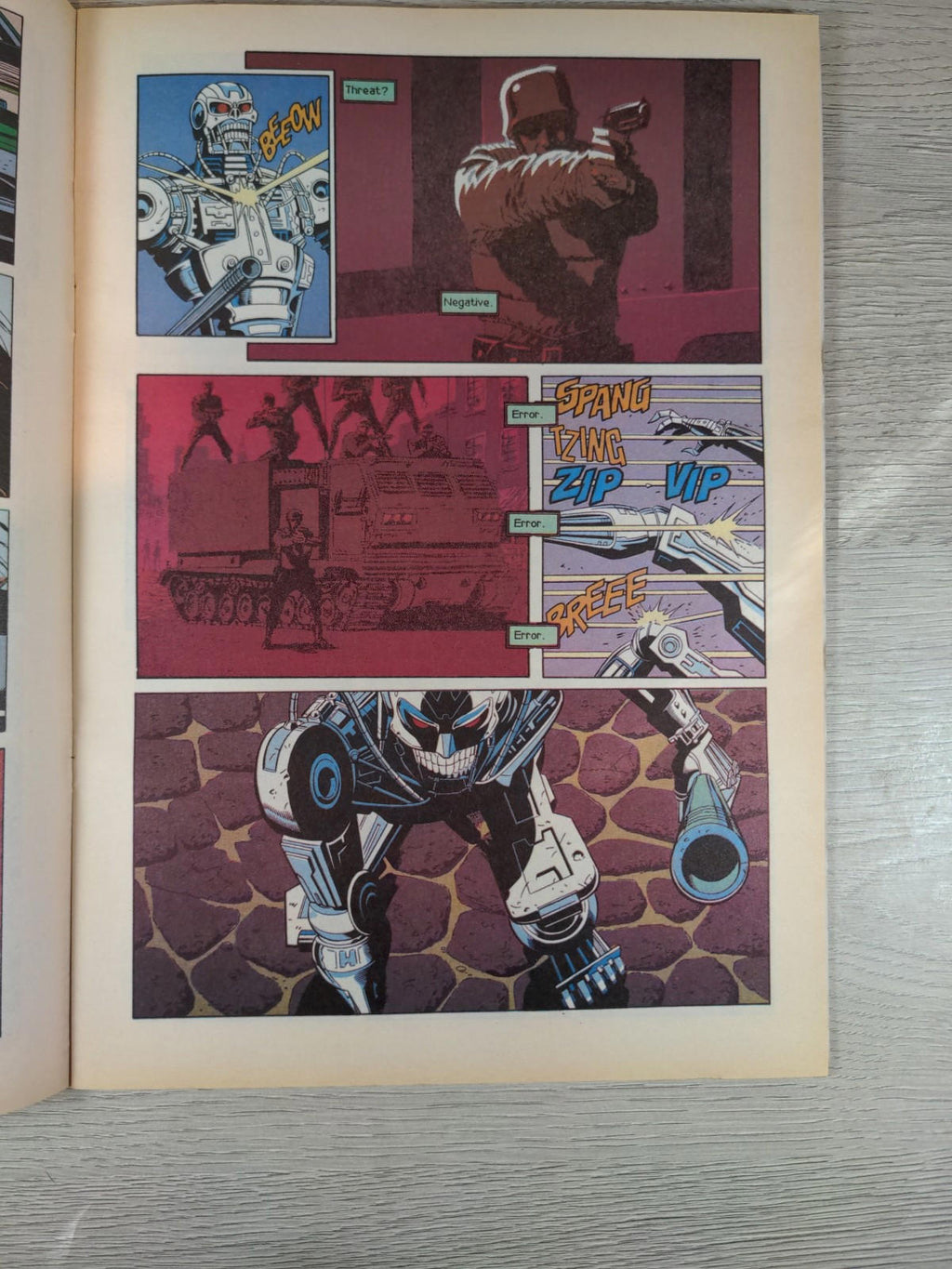 The Terminator Comic Issue 8 March 1992 Trident Comics Vintage - Retrorama UK