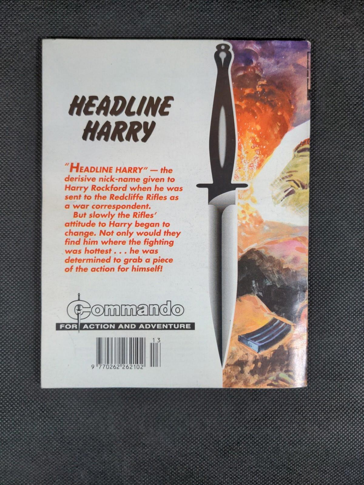Commando Comic Issue Number 3541 Headline Harry