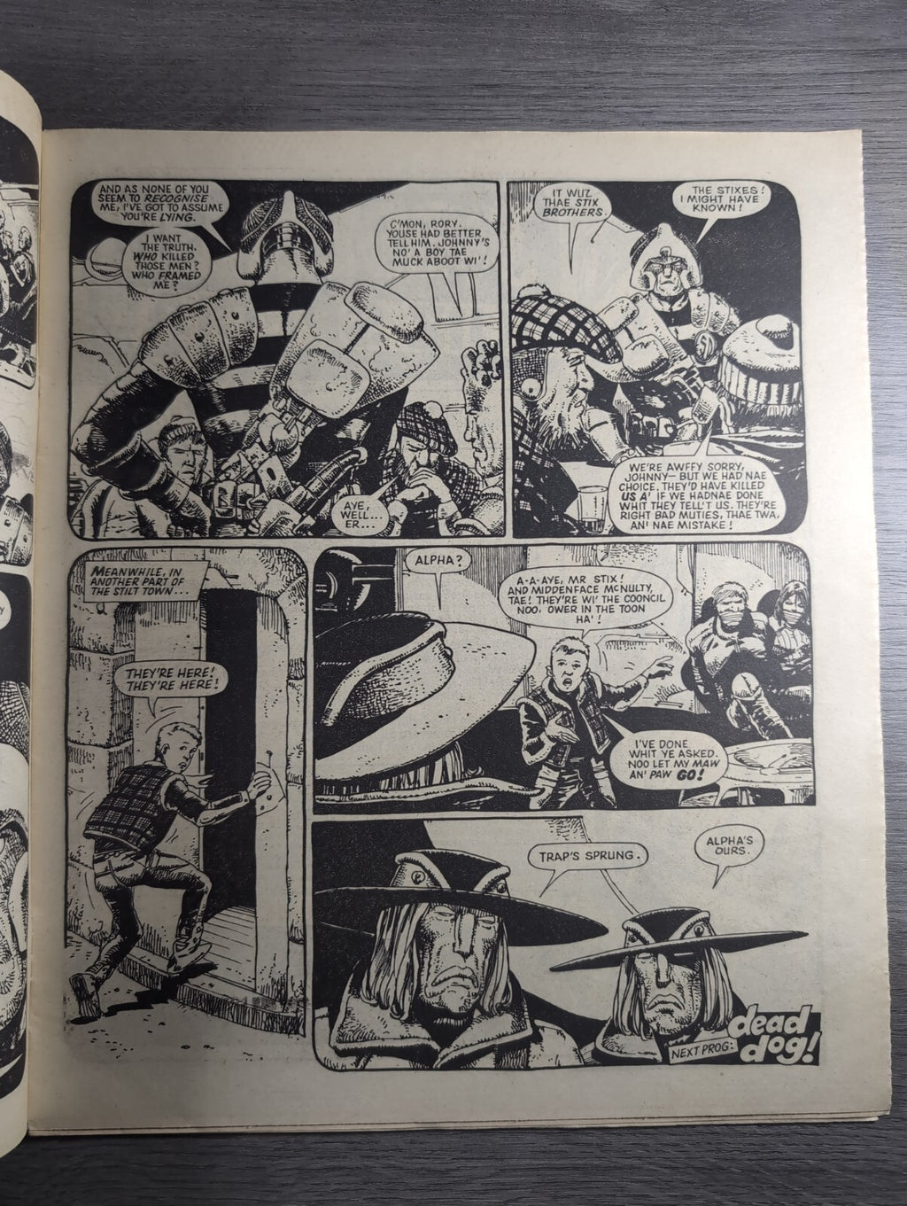 2000AD Prog 376 Featuring Judge Dredd Comic 7th July 1984 Vintage Retro Comic