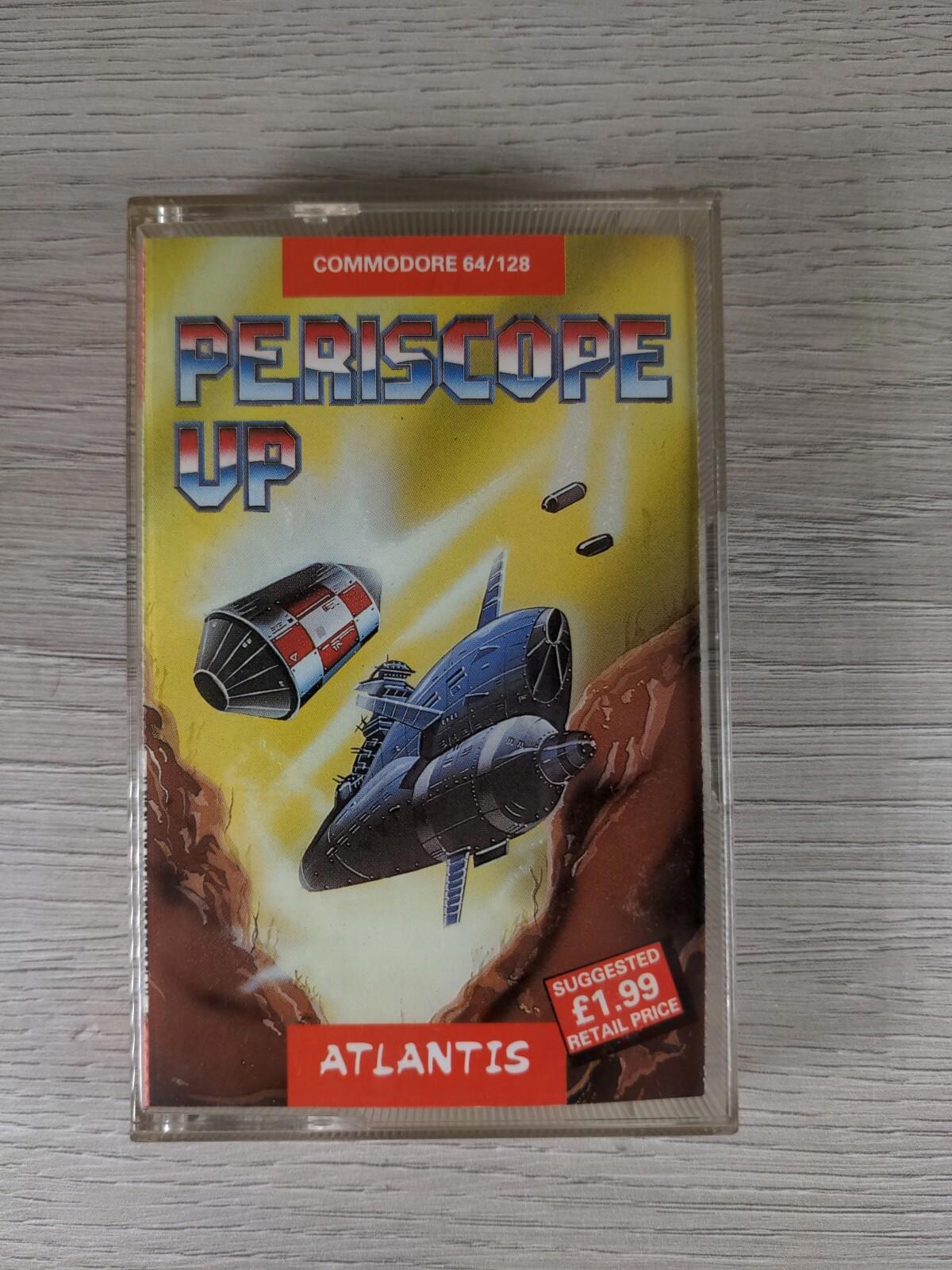 Periscope Up Commodore 64 C64 Game Cassette Tested & Working