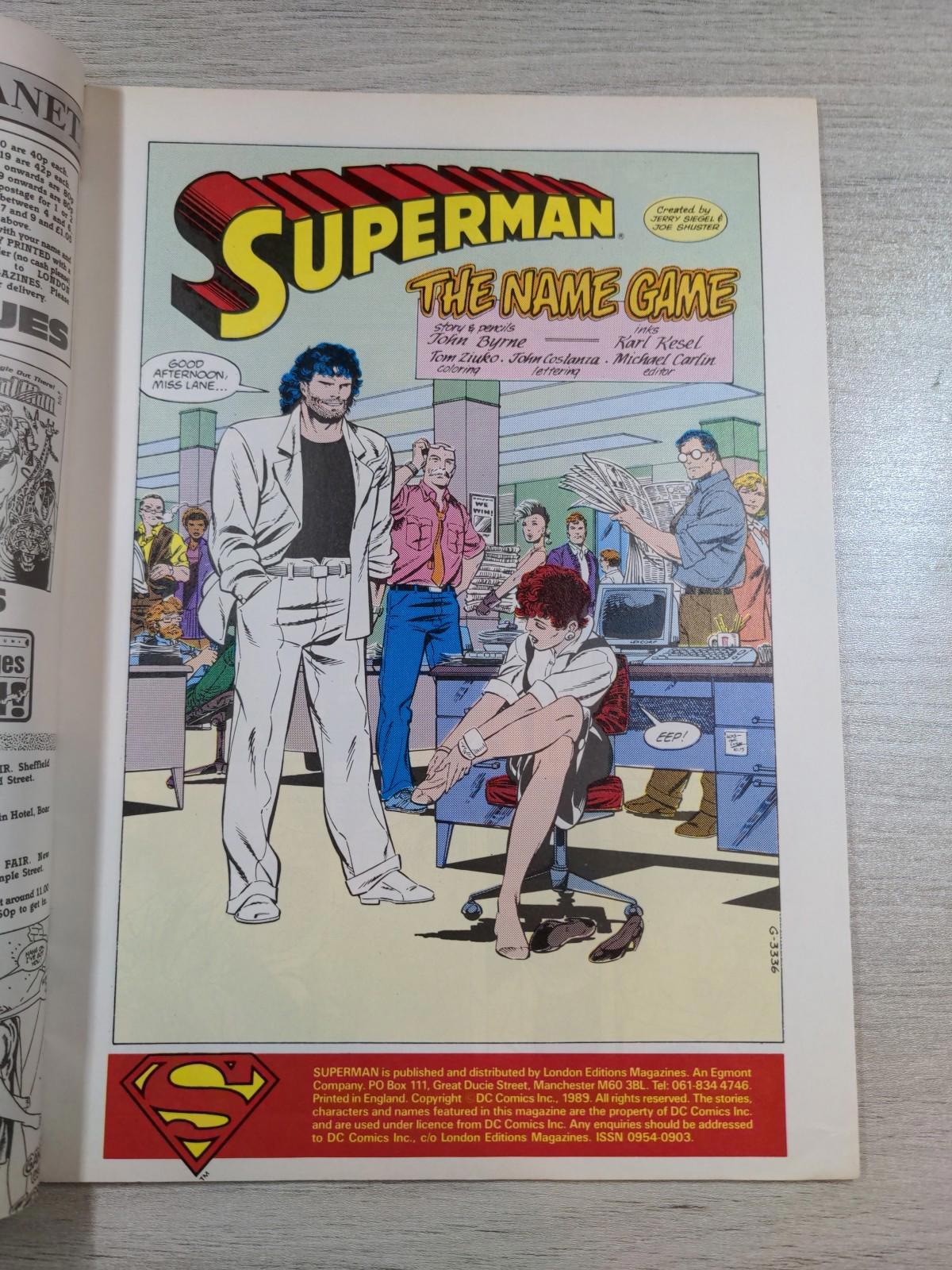 DC Comics Superman Featuring Justice  League Issue No #29 1989 Vintage Comic