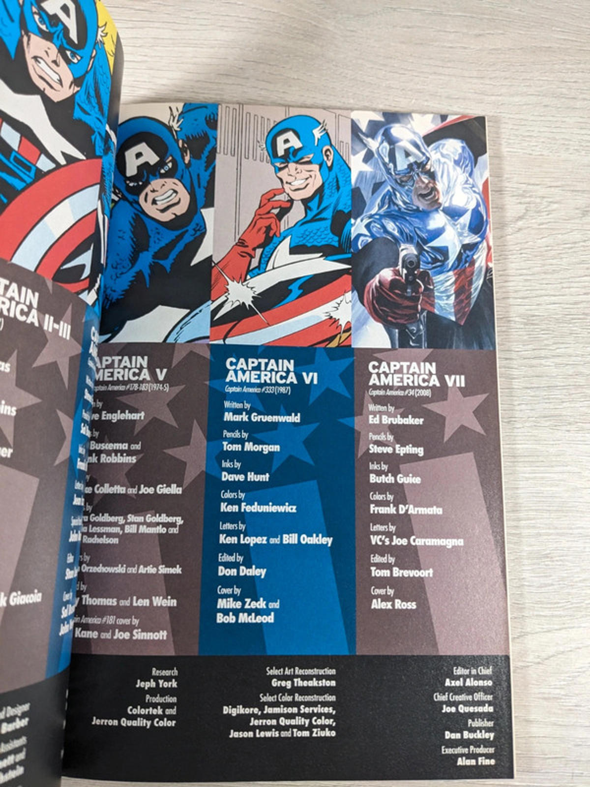 Captain America: The Legacy Of Captain America by Joe Simon Marvel Comic Book