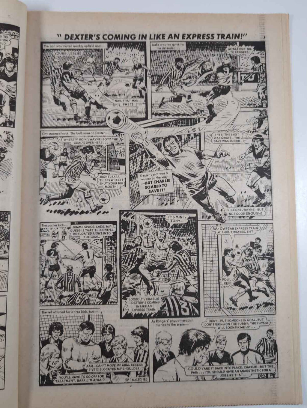 Spike Comic Issue No. 13 April 16th 1983 D.C Thomson Vintage Retro Comic