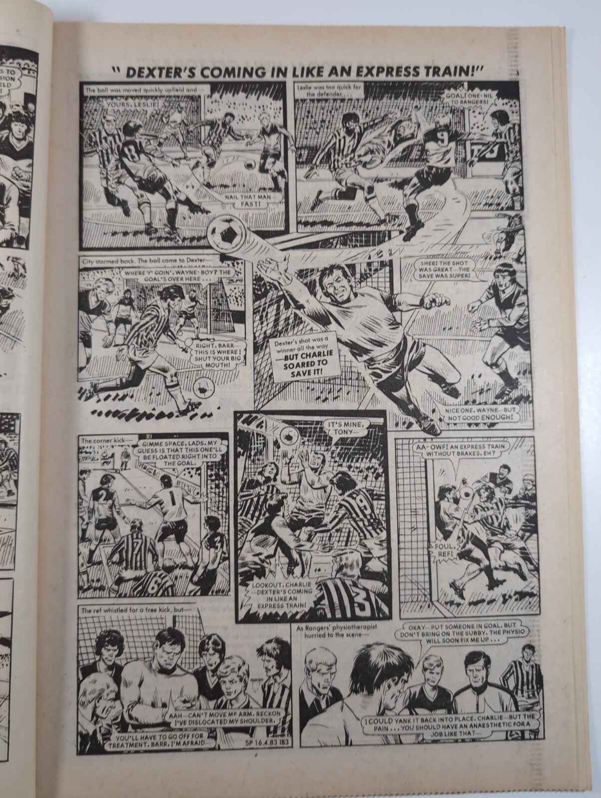 Spike Comic Issue No. 13 April 16th 1983 D.C Thomson Vintage Retro Comic