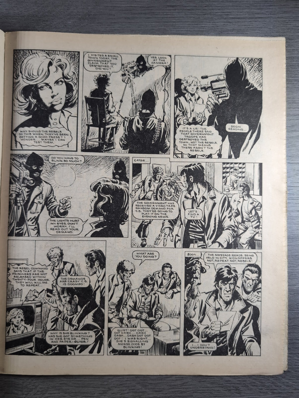 Eagle Comic Issue 9th June 1984 Vintage Retro UK Comic