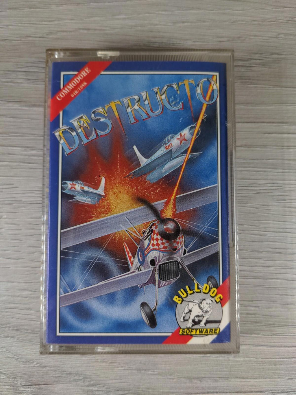Destructo Commodore 64 C64 Video Game Cassette Tested & Working