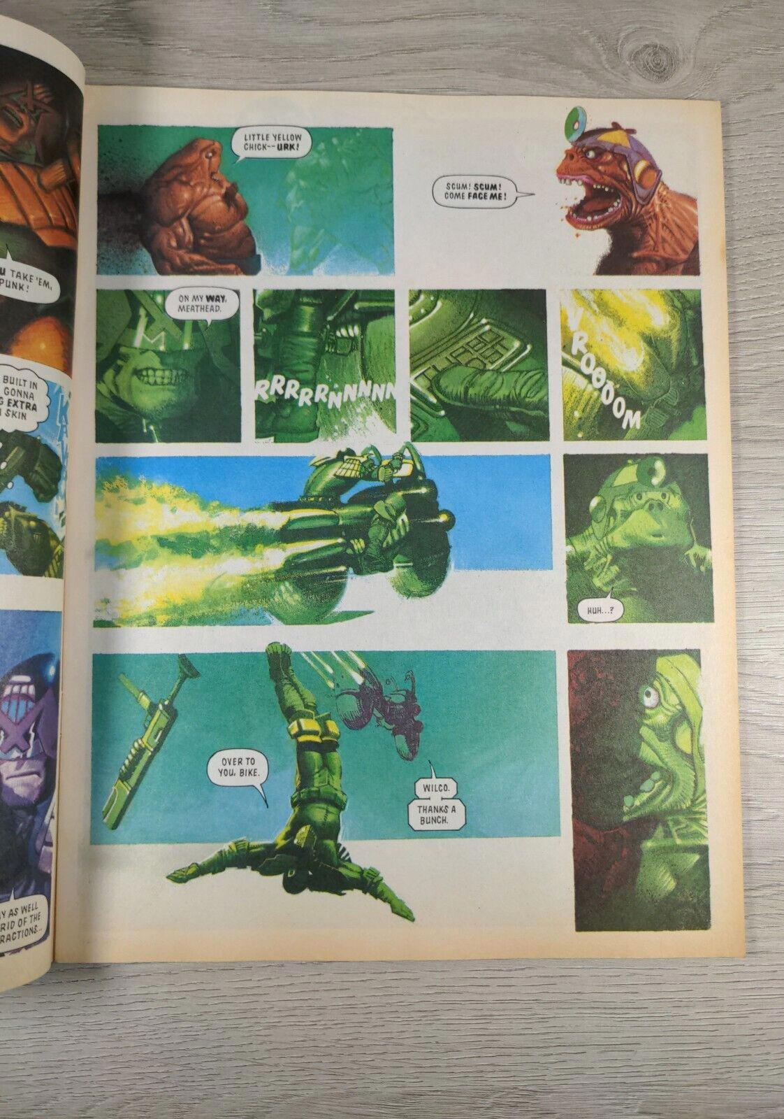 2000AD Featuring Judge Dredd Prog 736 June 1991 Vintage Comic - Retrorama UK