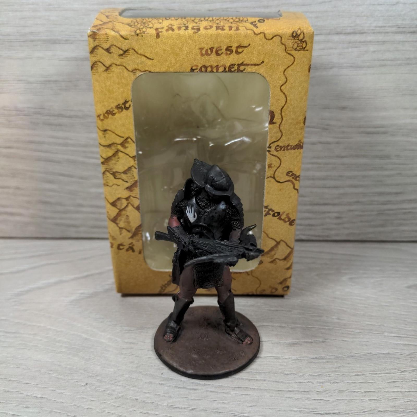 Eaglemoss Crossbow Uruk-Hai Lord of the Rings Collectors Models Metal Figure