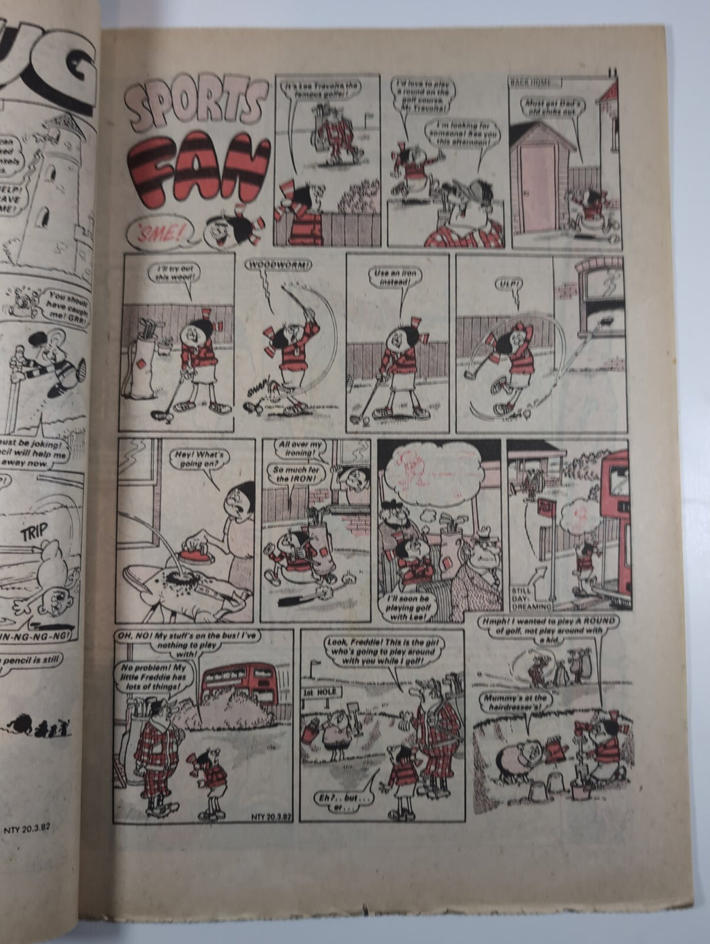 Nutty Comic Featuring Bananaman Issue No. 110 Mar 20th 1982 Vintage Retro Comic