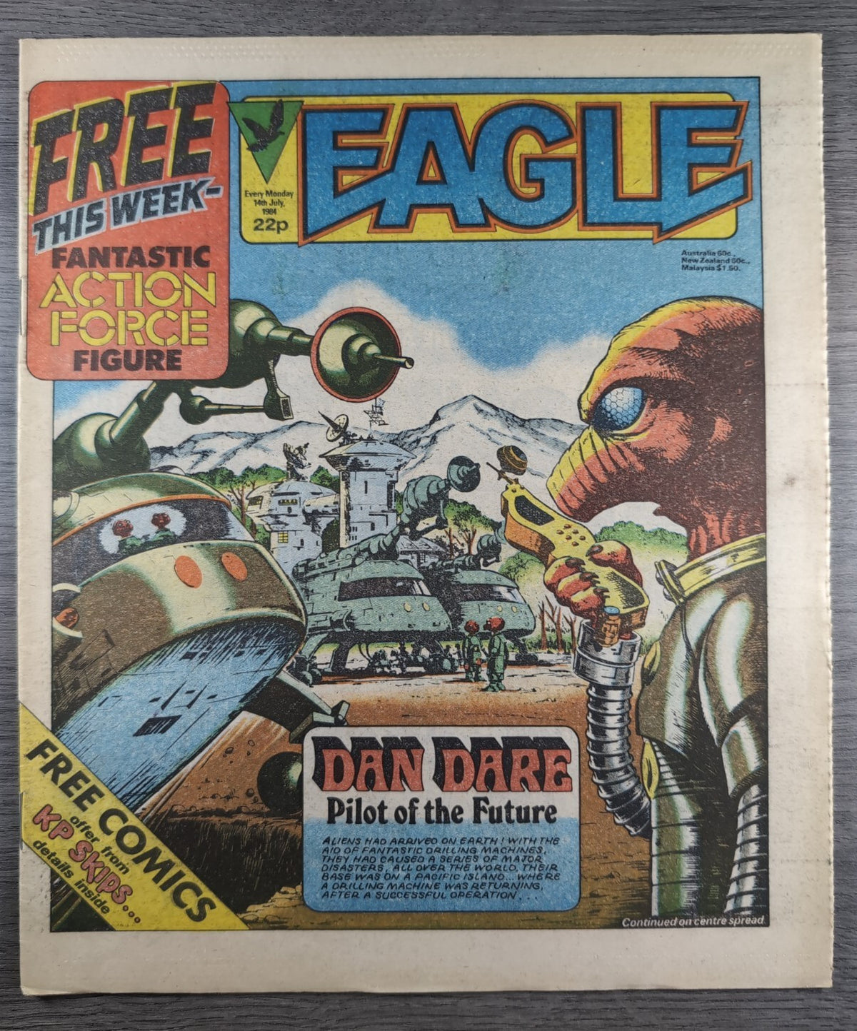 Eagle Comic Issue 14th July 1984 Vintage Retro UK Comic