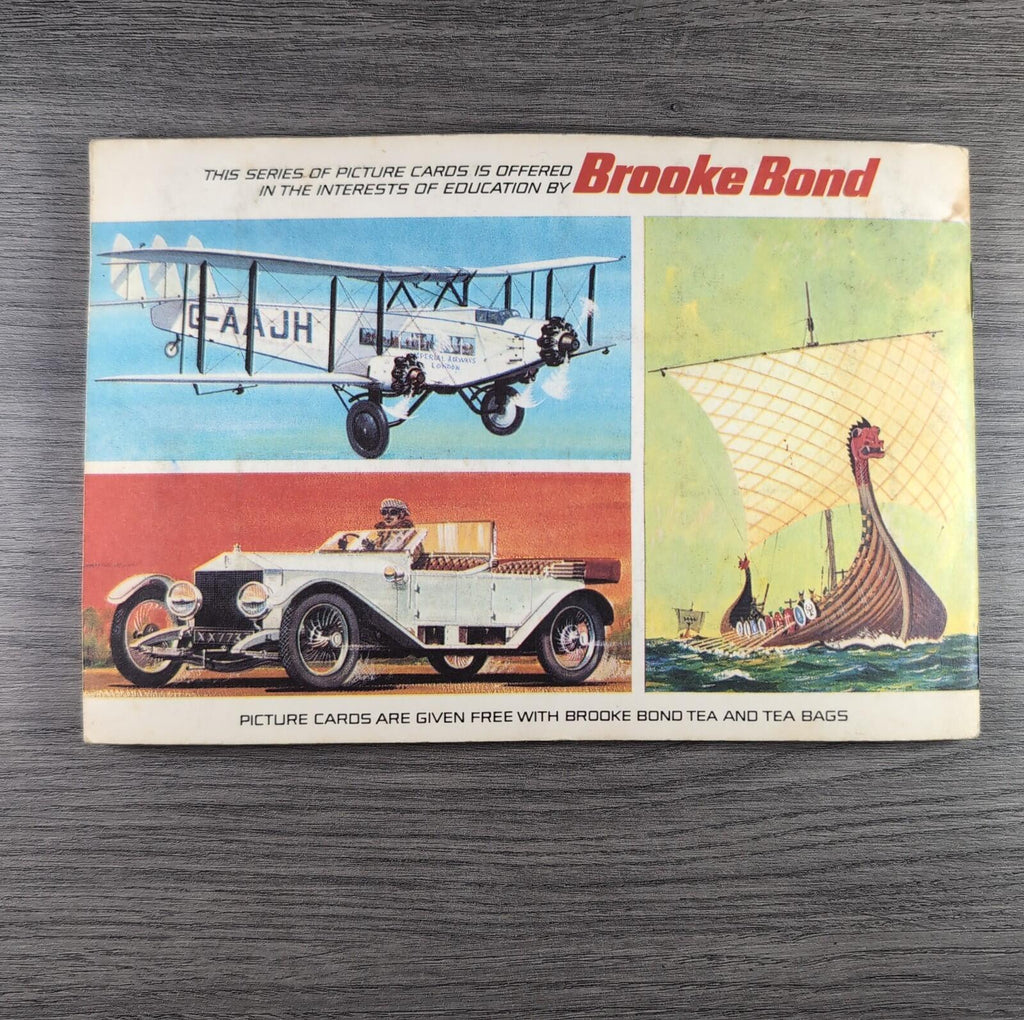 Brooke Bond Tea Picture Cards Album Transport Through The Ages Complete Set