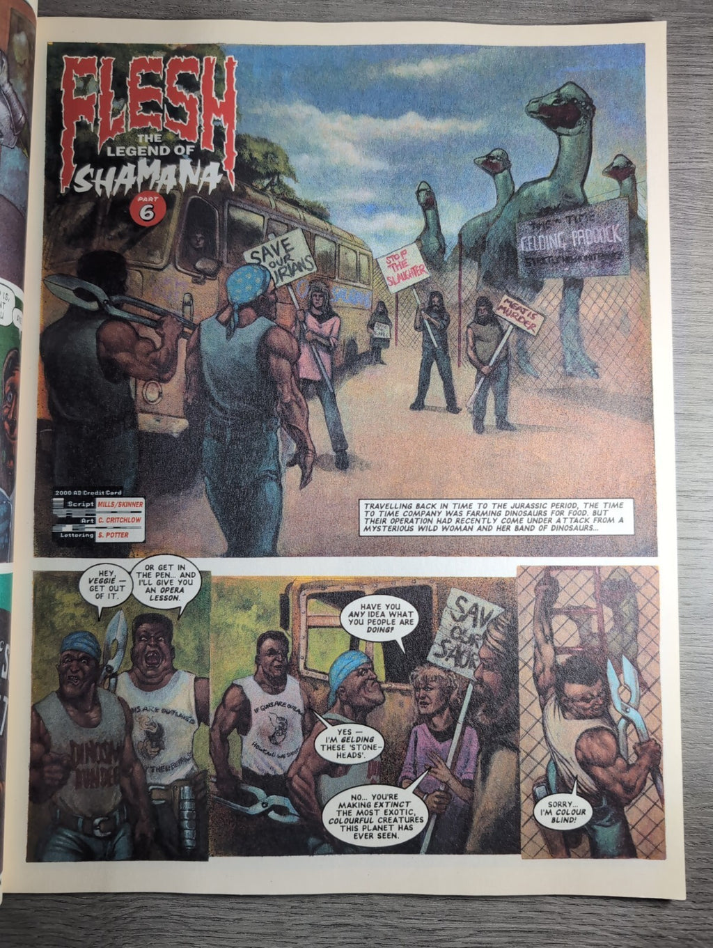 2000AD Prog 805 Featuring Judge Dredd Comic 17th Oct 1992 Vintage Retro Comic