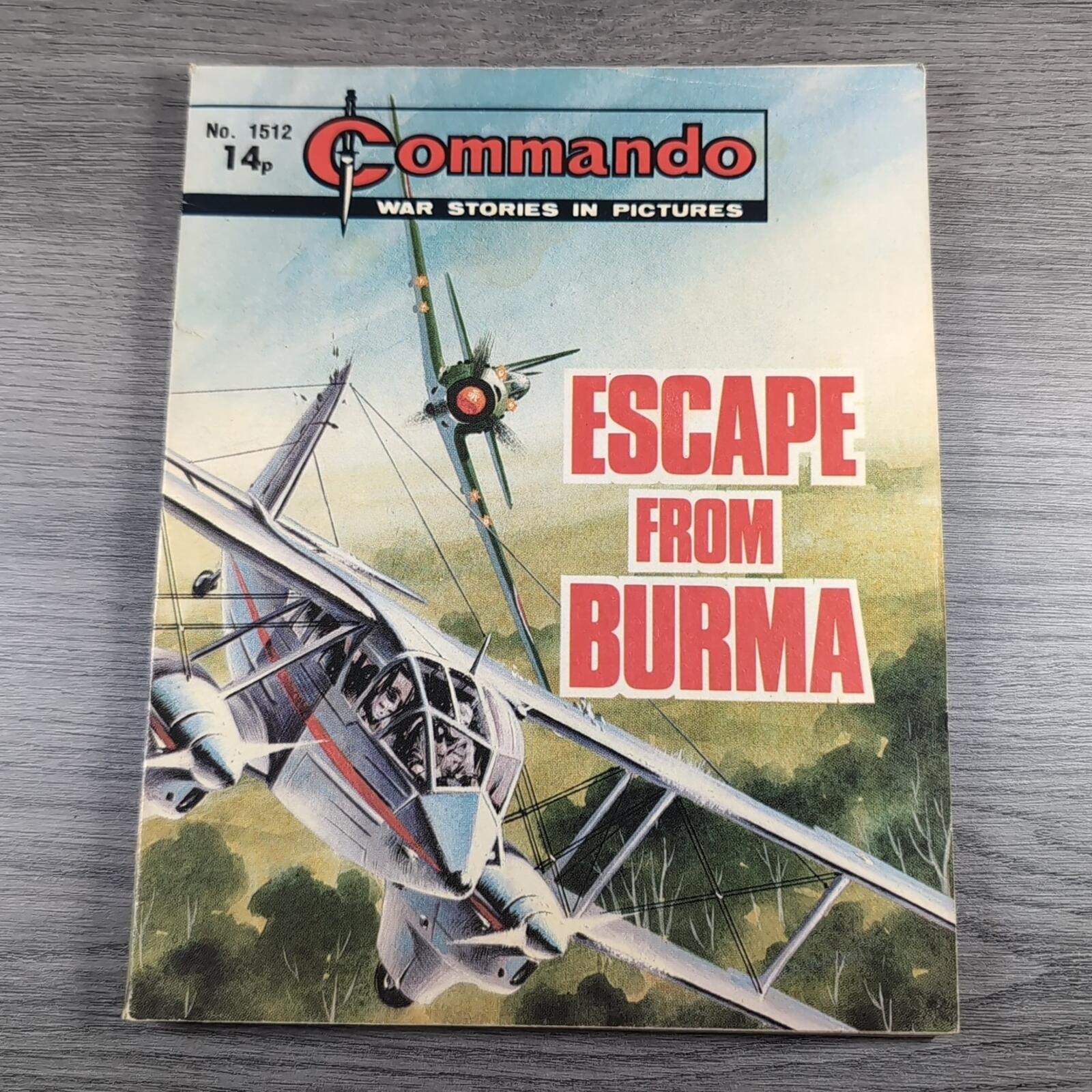 Commando Comic Issue Number 1512 Escape From Burma