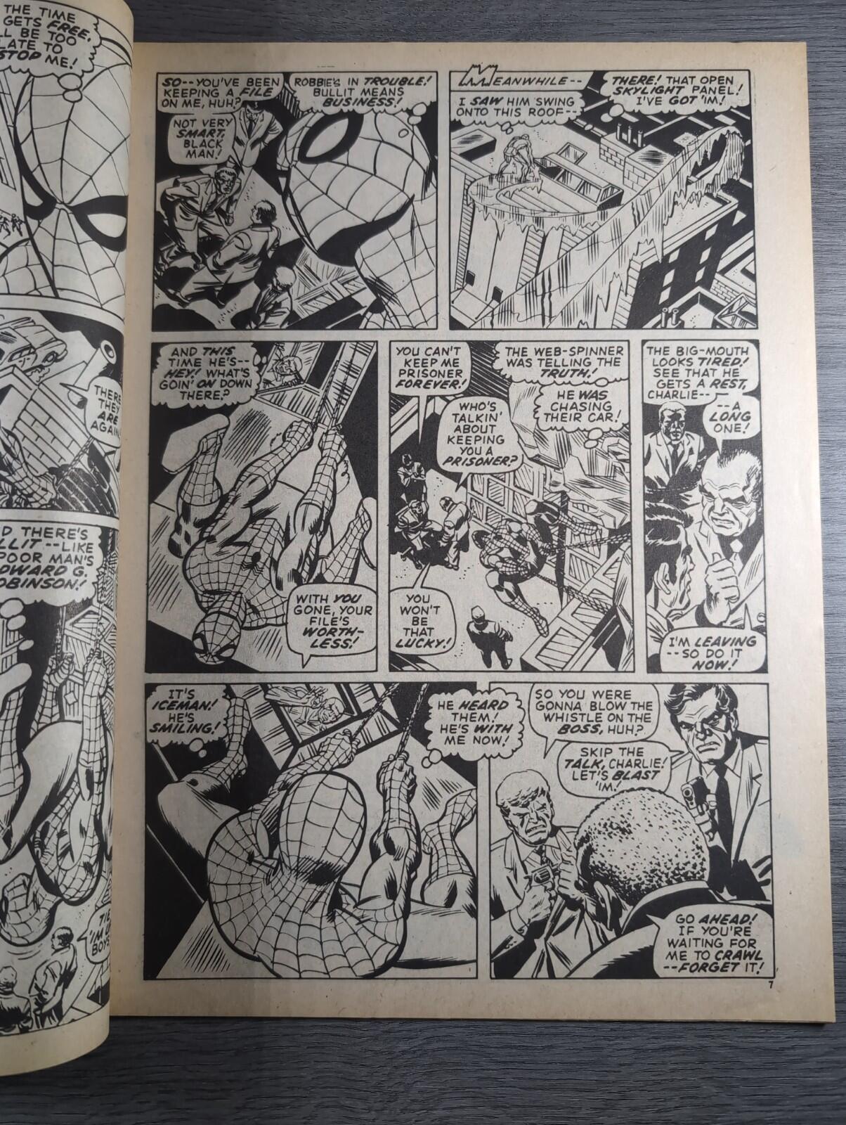 Spider-Man Comics Weekly No 122 Marvel Comics UK 14th June 1975 Vintage Comic