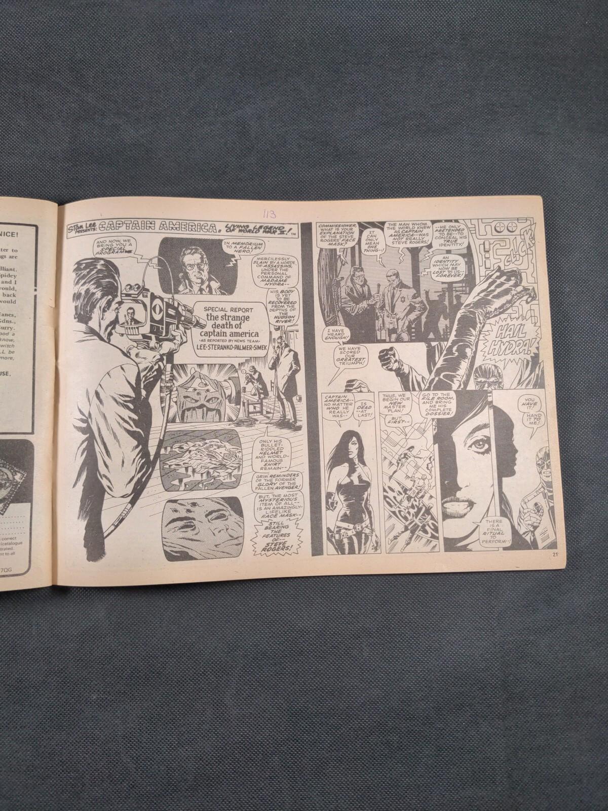 Marvel Comics  - Super Spider -Man - Issue No 206 January 1977 - Retrorama UK