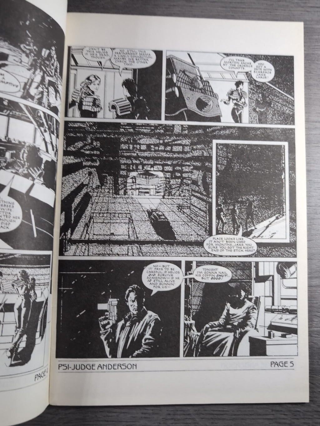 Judge Anderson PSI Issue No 9 Limited Edition Fleetway Comics Vintag Retro Comic