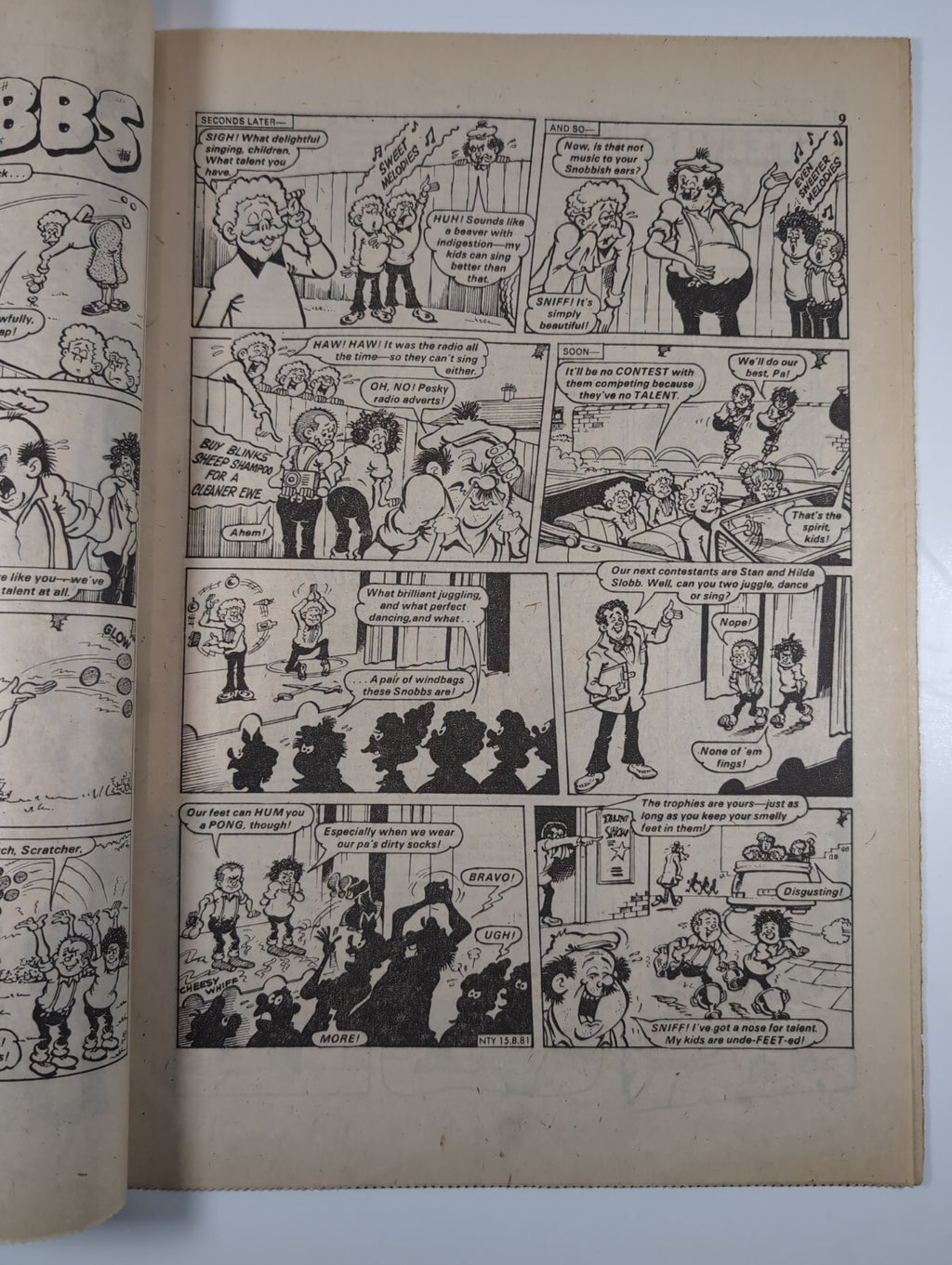 Nutty Comic Featuring Bananaman Issue No. 79 Aug 15th 1981 Vintage Retro Comic