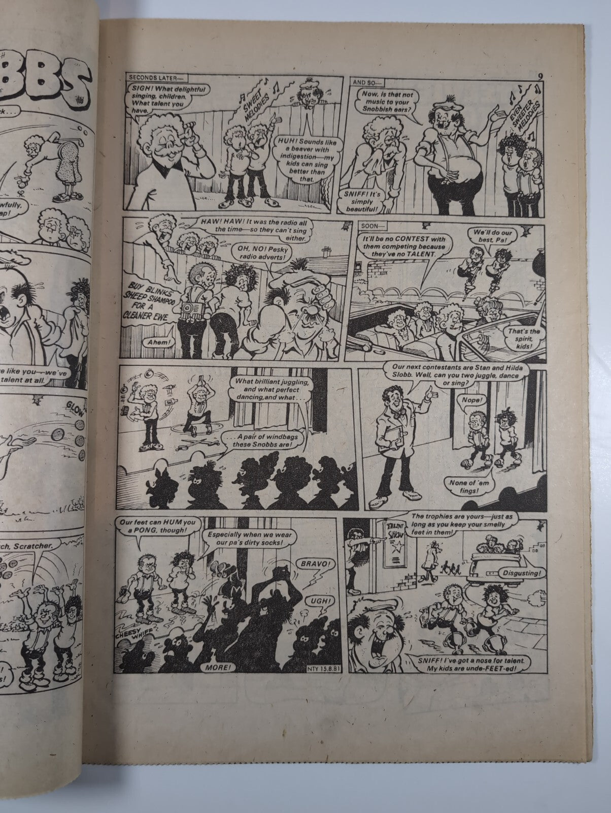 Nutty Comic Featuring Bananaman Issue No. 79 Aug 15th 1981 Vintage Retro Comic