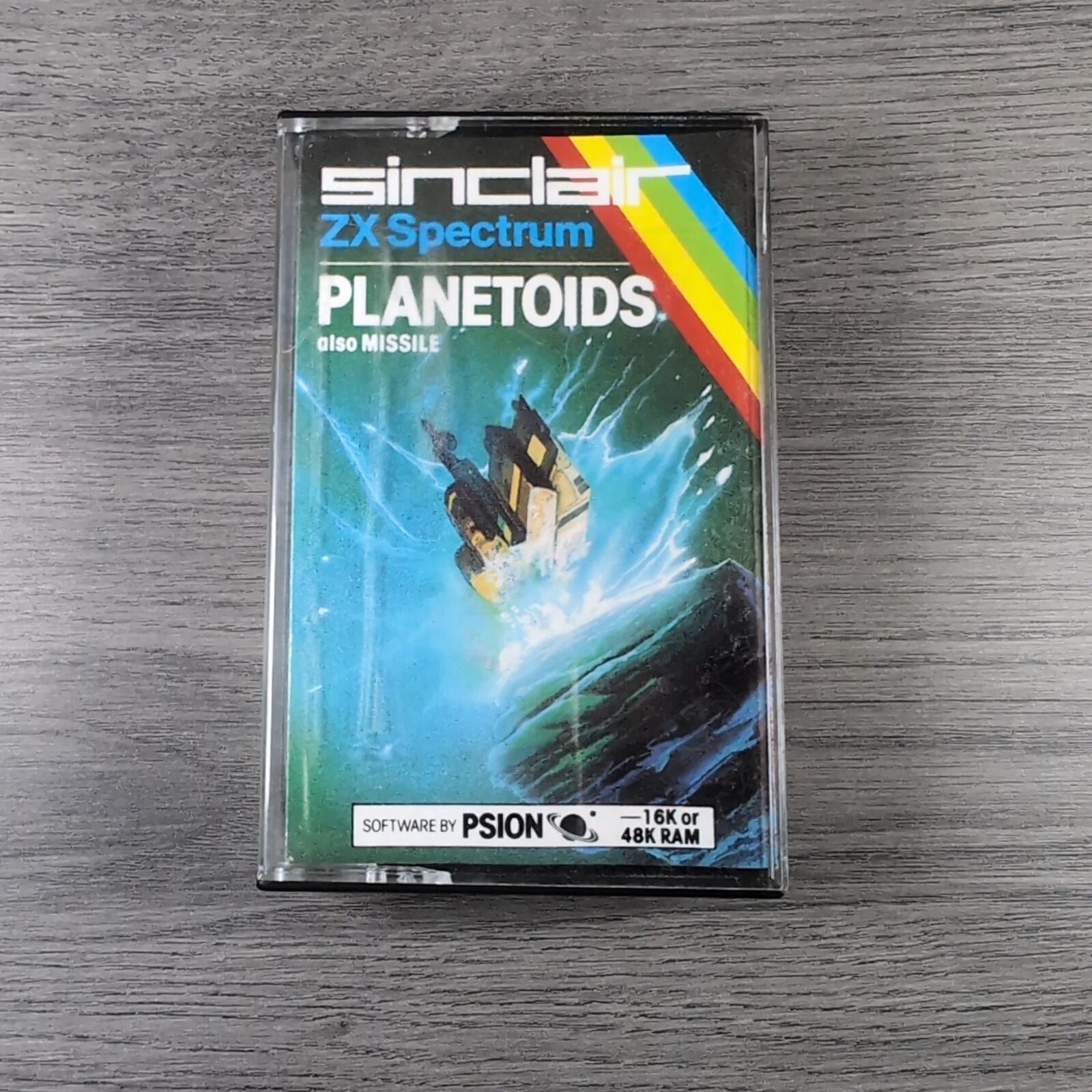 Planetoids (Missile) ZX Spectrum 16/48K Game Cassette Tested & Working