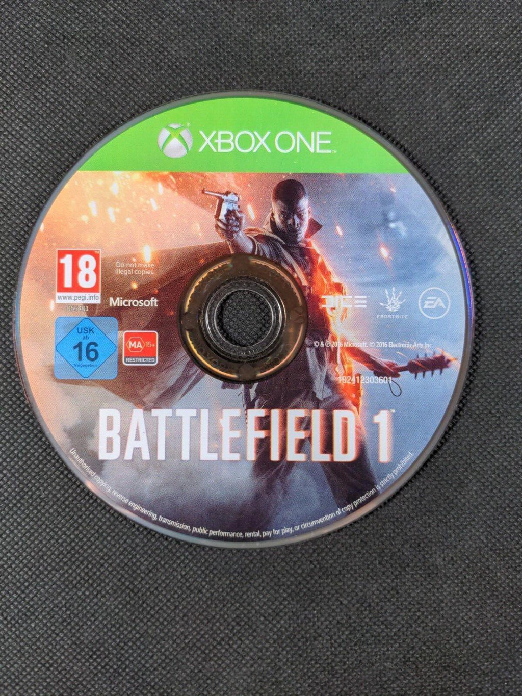 Battlefield 1 Microsoft Xbox One Game 2016 18+
