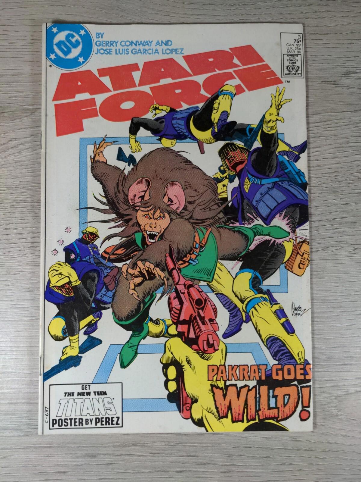 DC Comics Atari Force #3 Vintage Comic 1984 Jerry Conway Jose Luis Vintage Comic