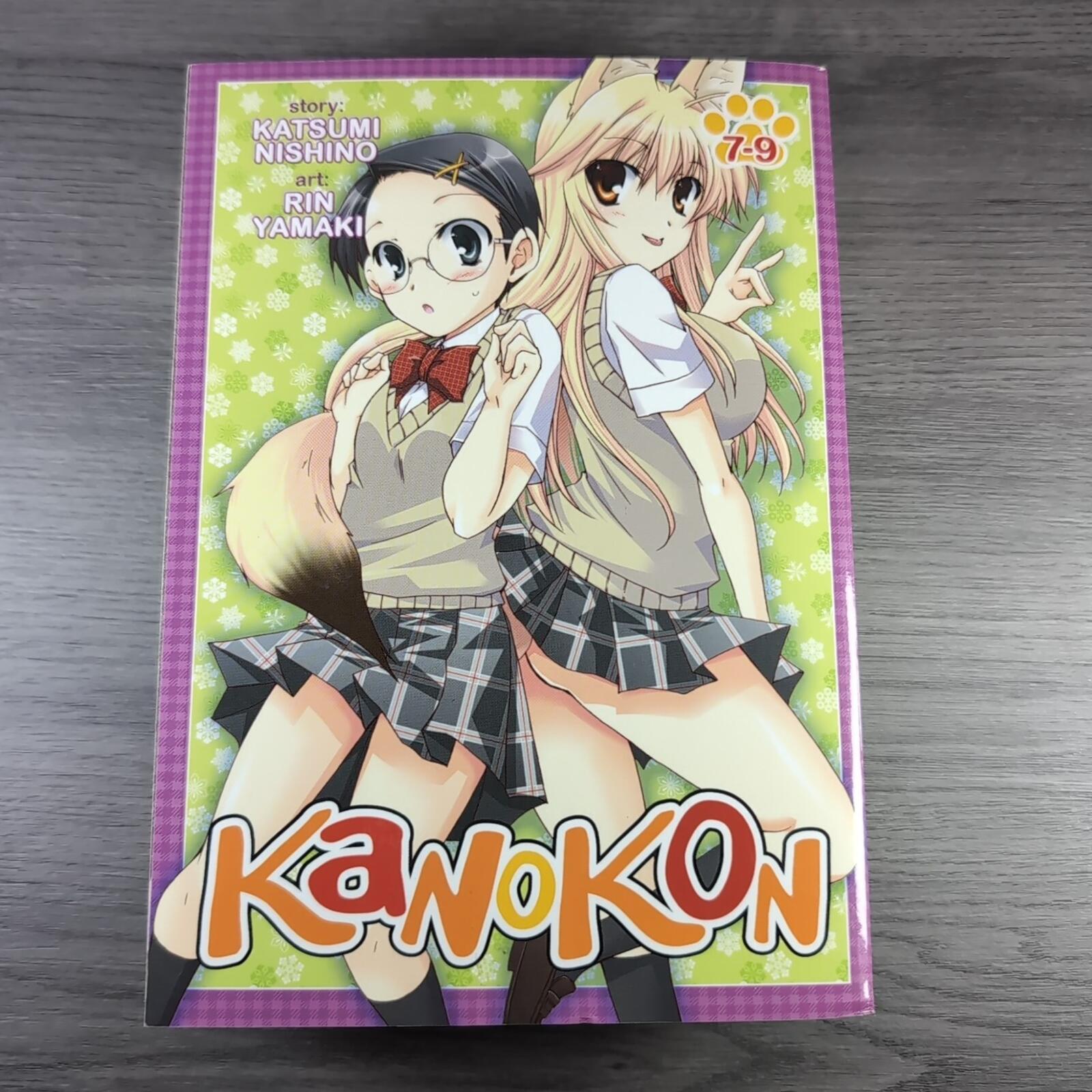 Kanokon Omnibus 7-9 by Kastumi Nishino 2014 Trade Paperback Manga Book