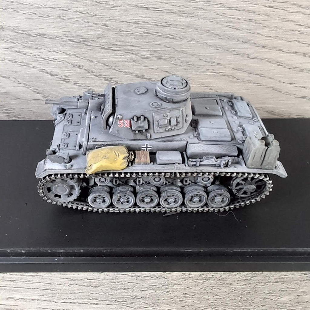 1:72nd Armor PzKpfw III Ausf H Diecast Model Tank 1/72 Scale Admiral Toys