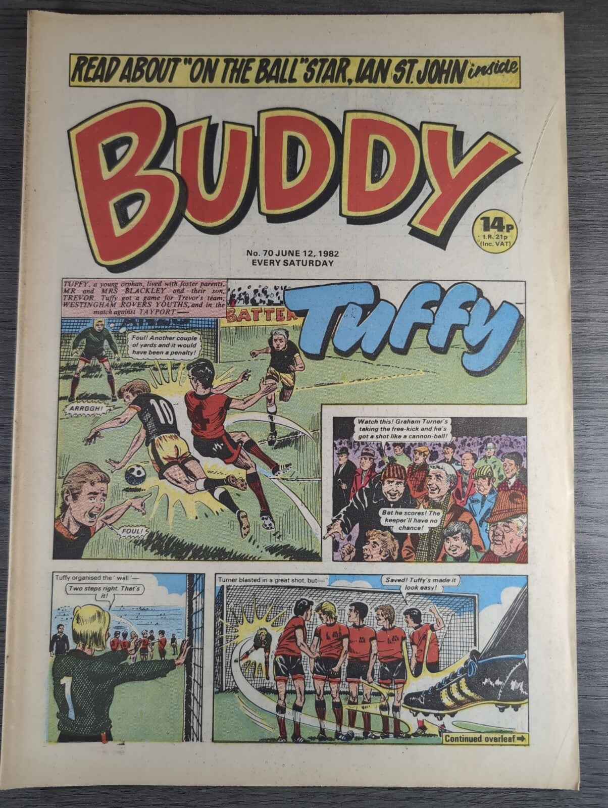 Buddy Comic Issue No 70 12th June 1982 Vintage Retro Comic