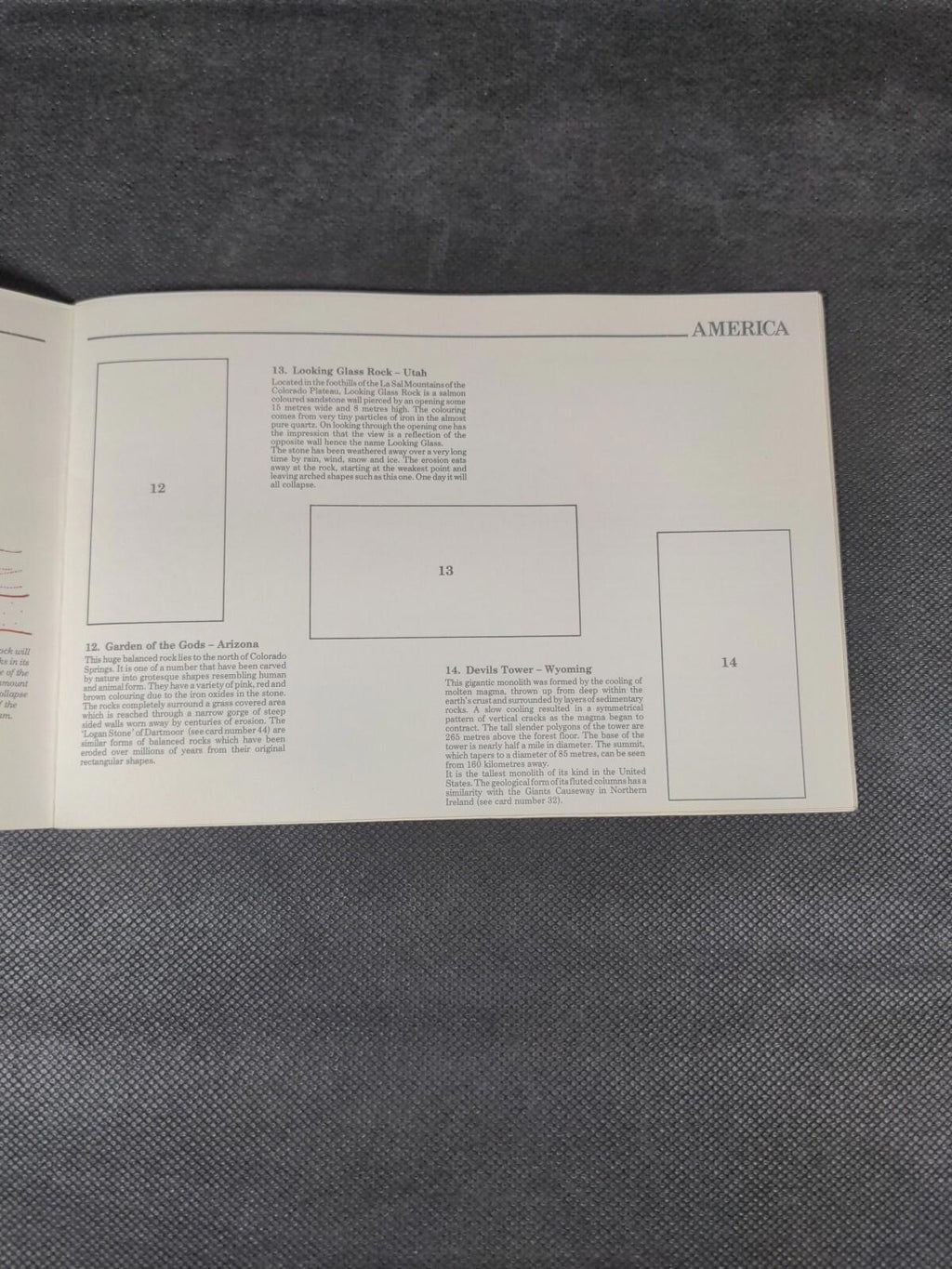 Brooke Bond PG Tips Tea Card Blank Album Features Of The World