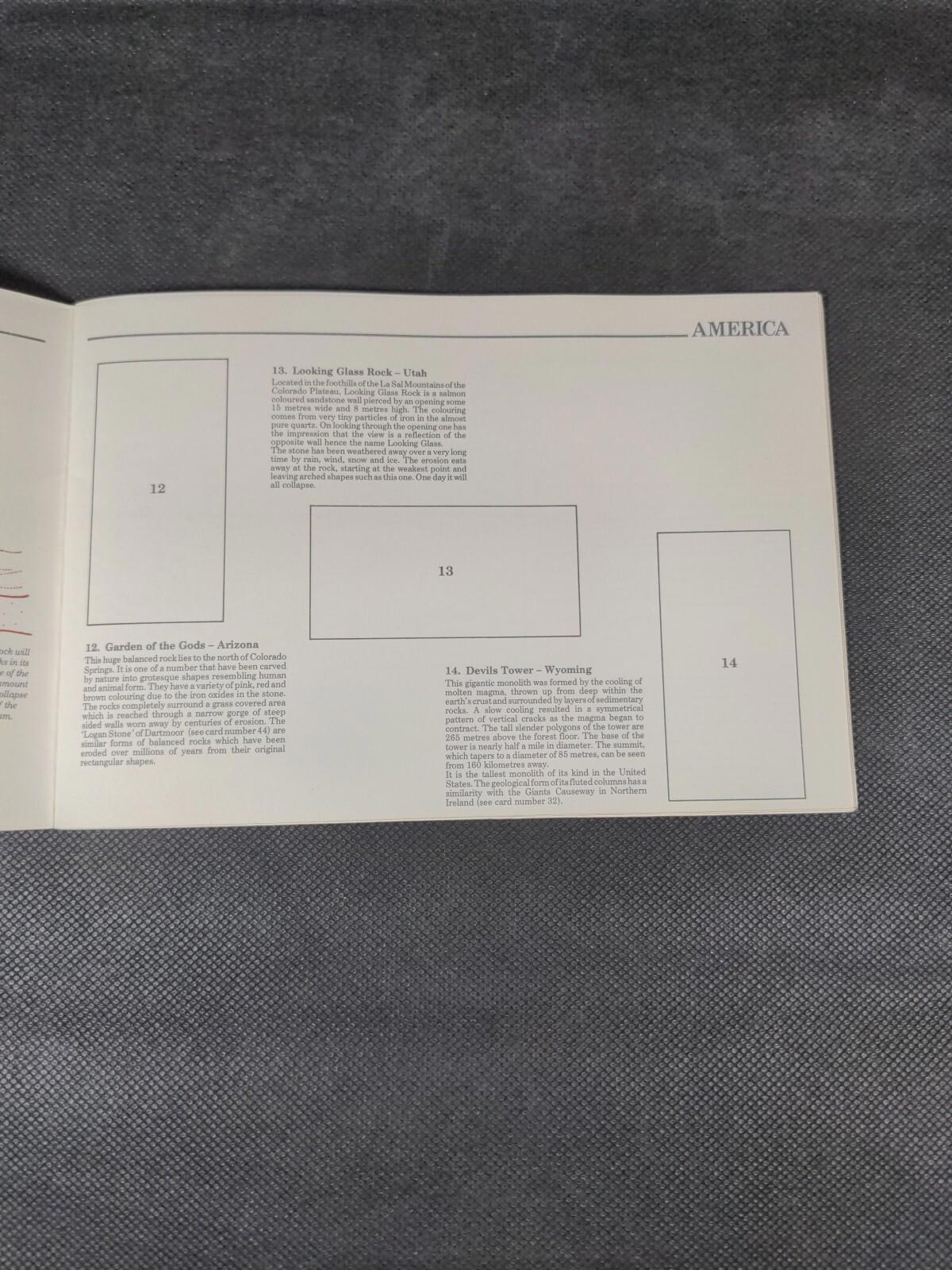 Brooke Bond PG Tips Tea Card Blank Album Features Of The World