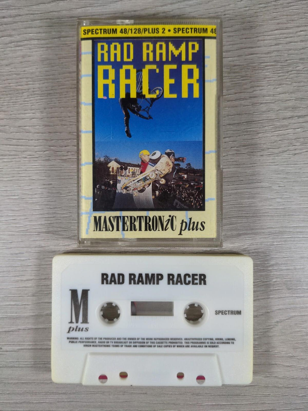 Rad Ramp Racer ZX Spectrum 48K 128K Video Game Cassette Tested & Working