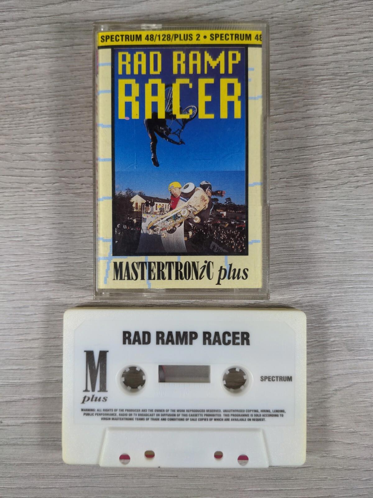 Rad Ramp Racer ZX Spectrum 48K 128K Video Game Cassette Tested & Working