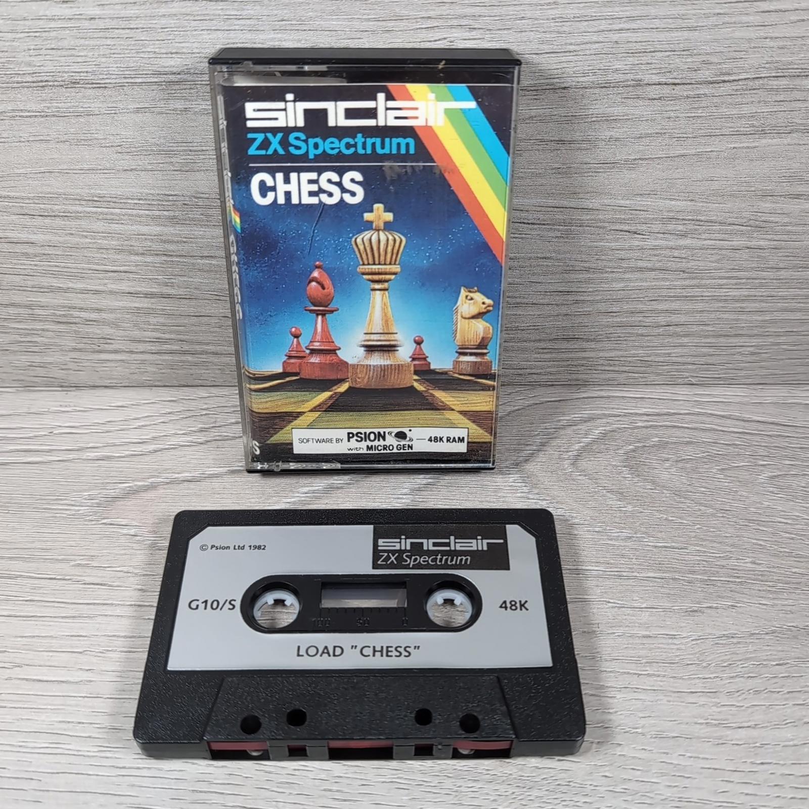 Chess ZX Spectrum 48K Game Cassette Psion Tested & Working
