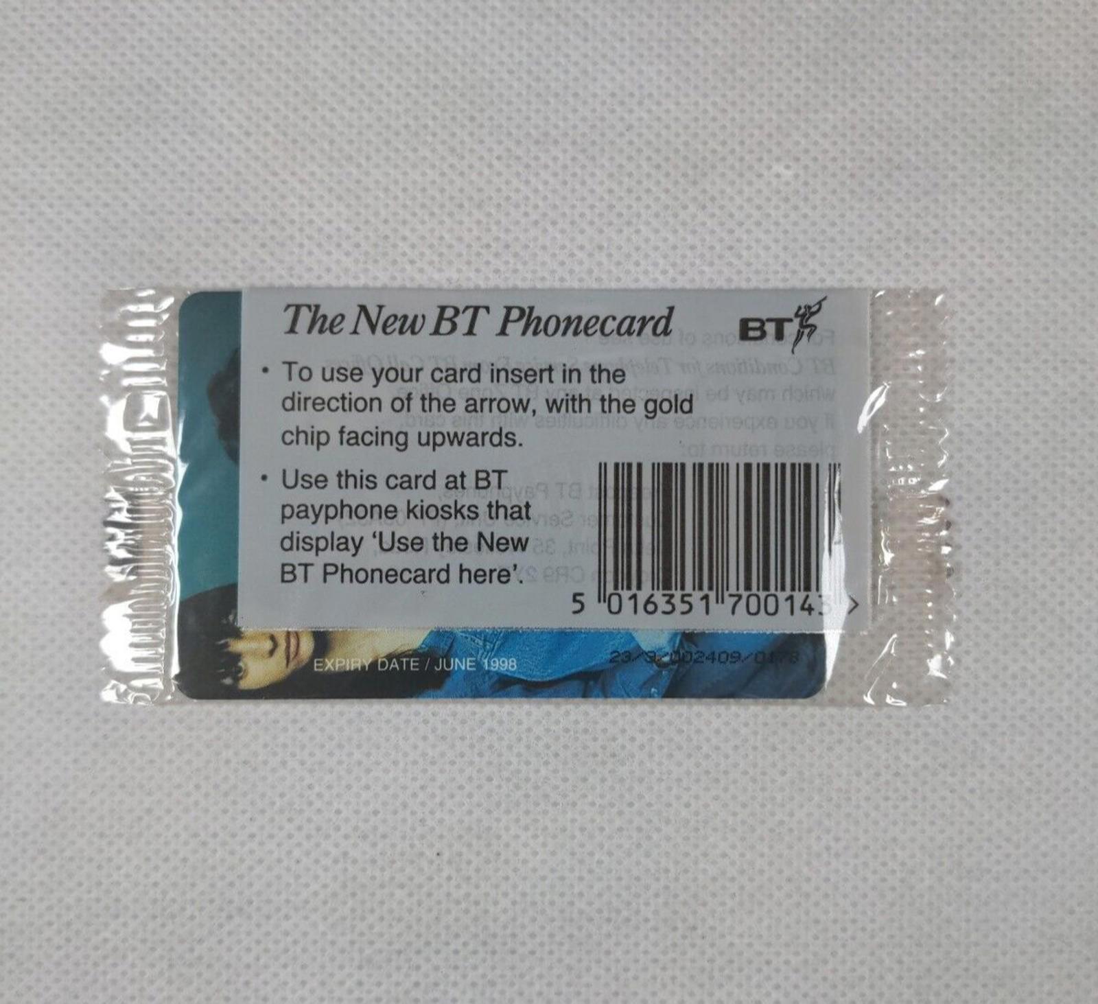 BT Phone Card GAP Store £5 Unused Vintage Chip Phonecard Unopened Sealed - Retrorama UK