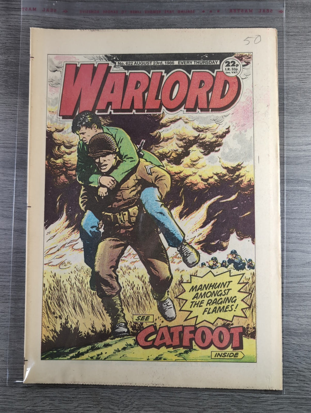 Warlord Comics 7 Issues 621 - 627  Good Condition Vintage Retro Comics From 1986