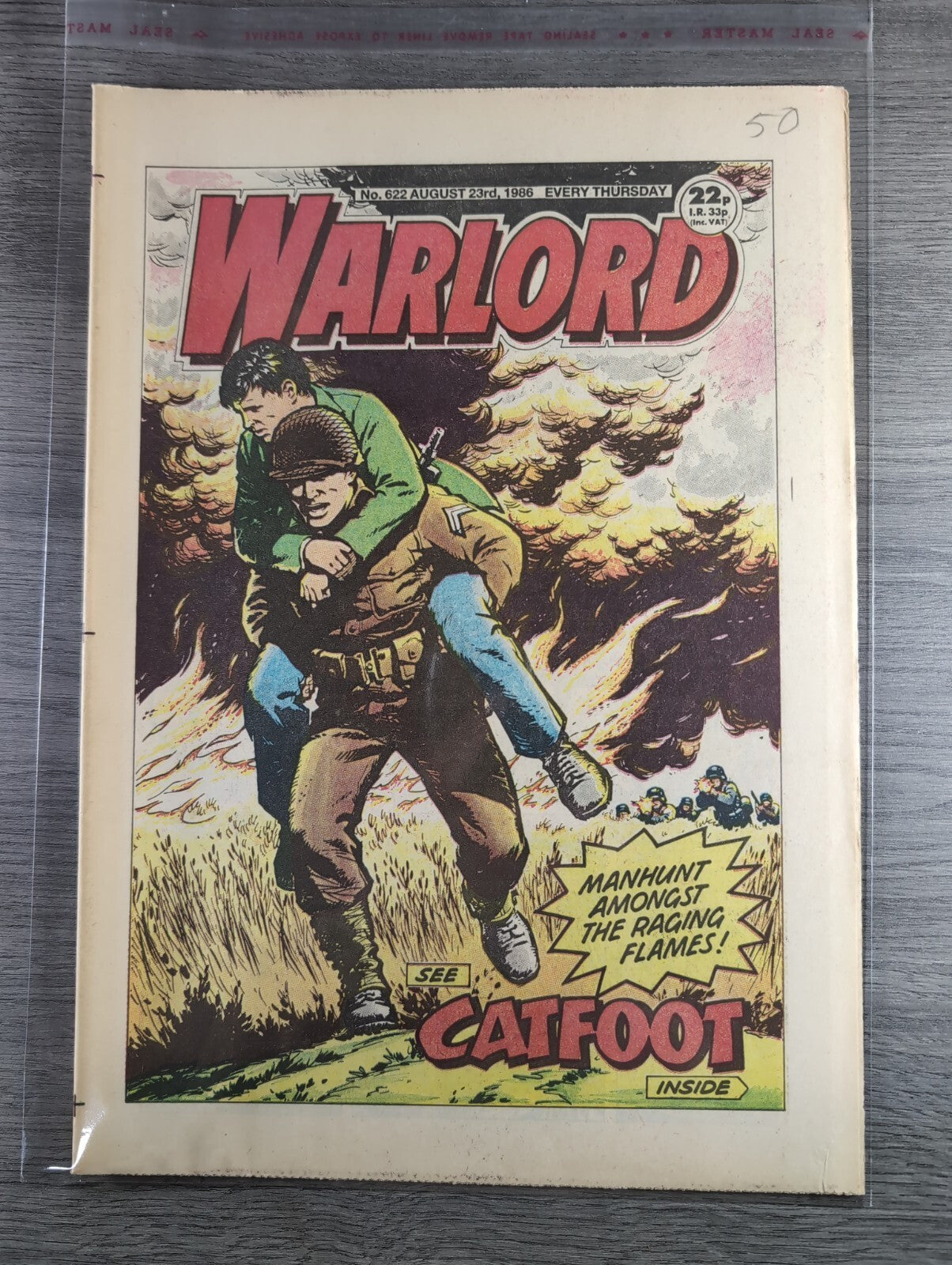 Warlord Comics 7 Issues 621 - 627  Good Condition Vintage Retro Comics From 1986