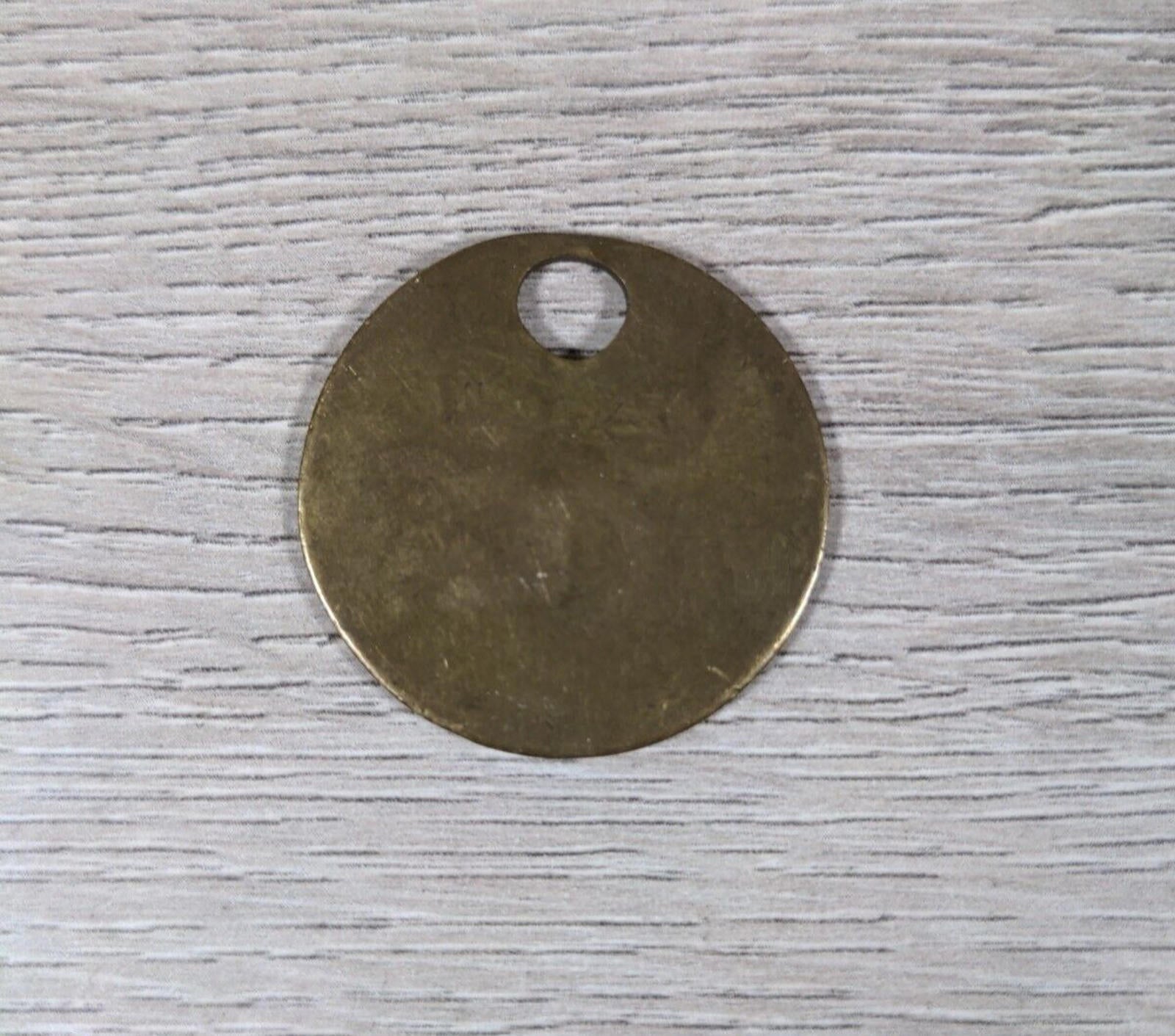 GW Gascoigne Wood No 4047 Brass Miners Pit Check Token